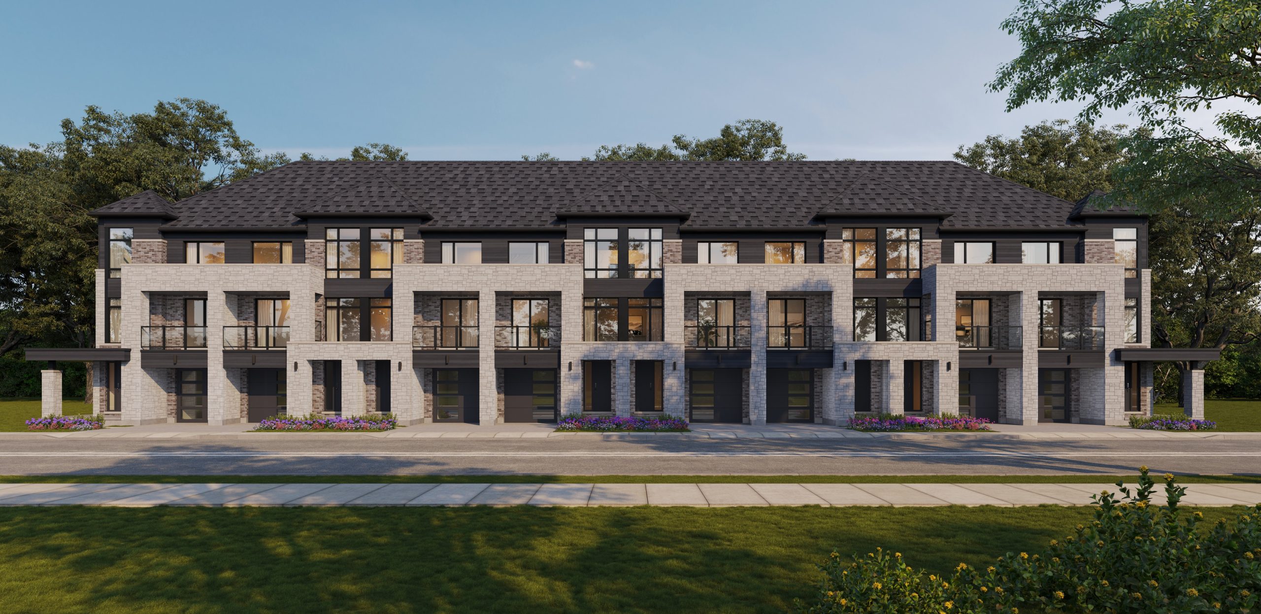ZancorBrooklin Towns in Whitby — rendering 1