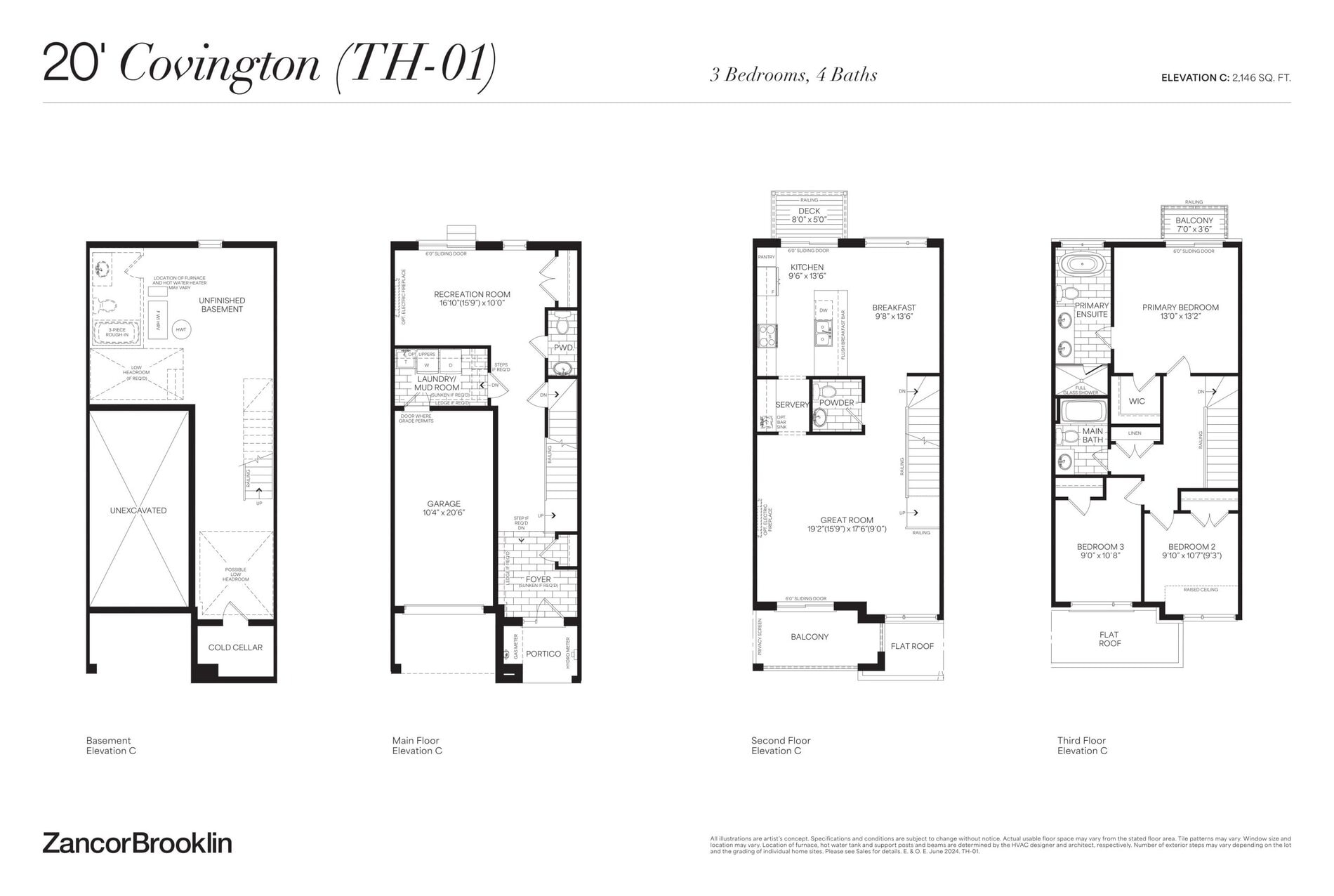 20' Covington floor plan