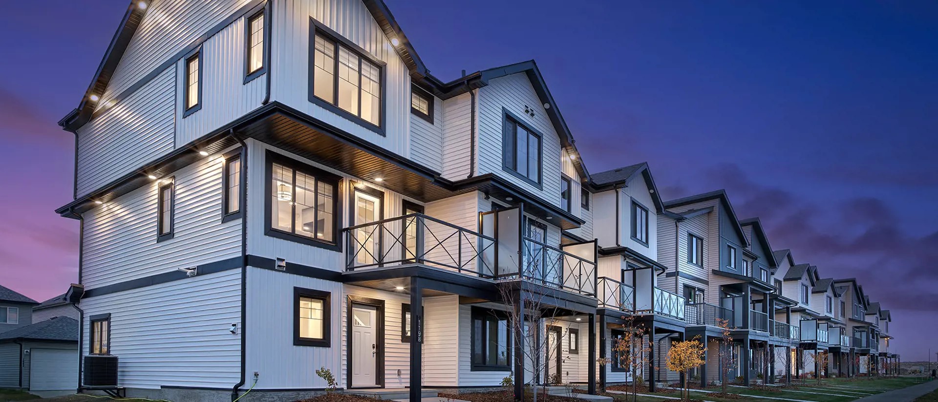 Aster Towns in Edmonton — rendering 3