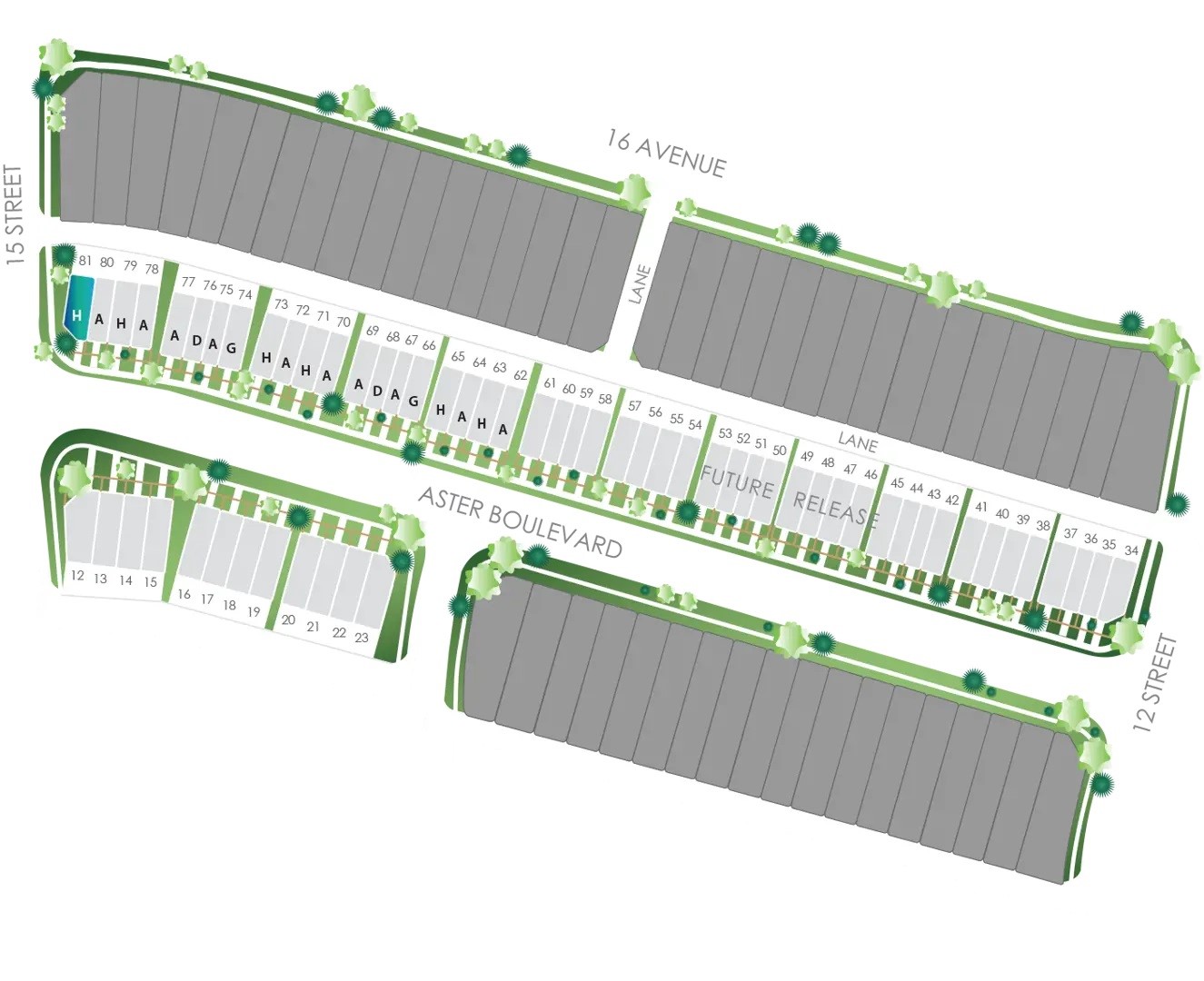 Aster Towns in Edmonton — rendering 21