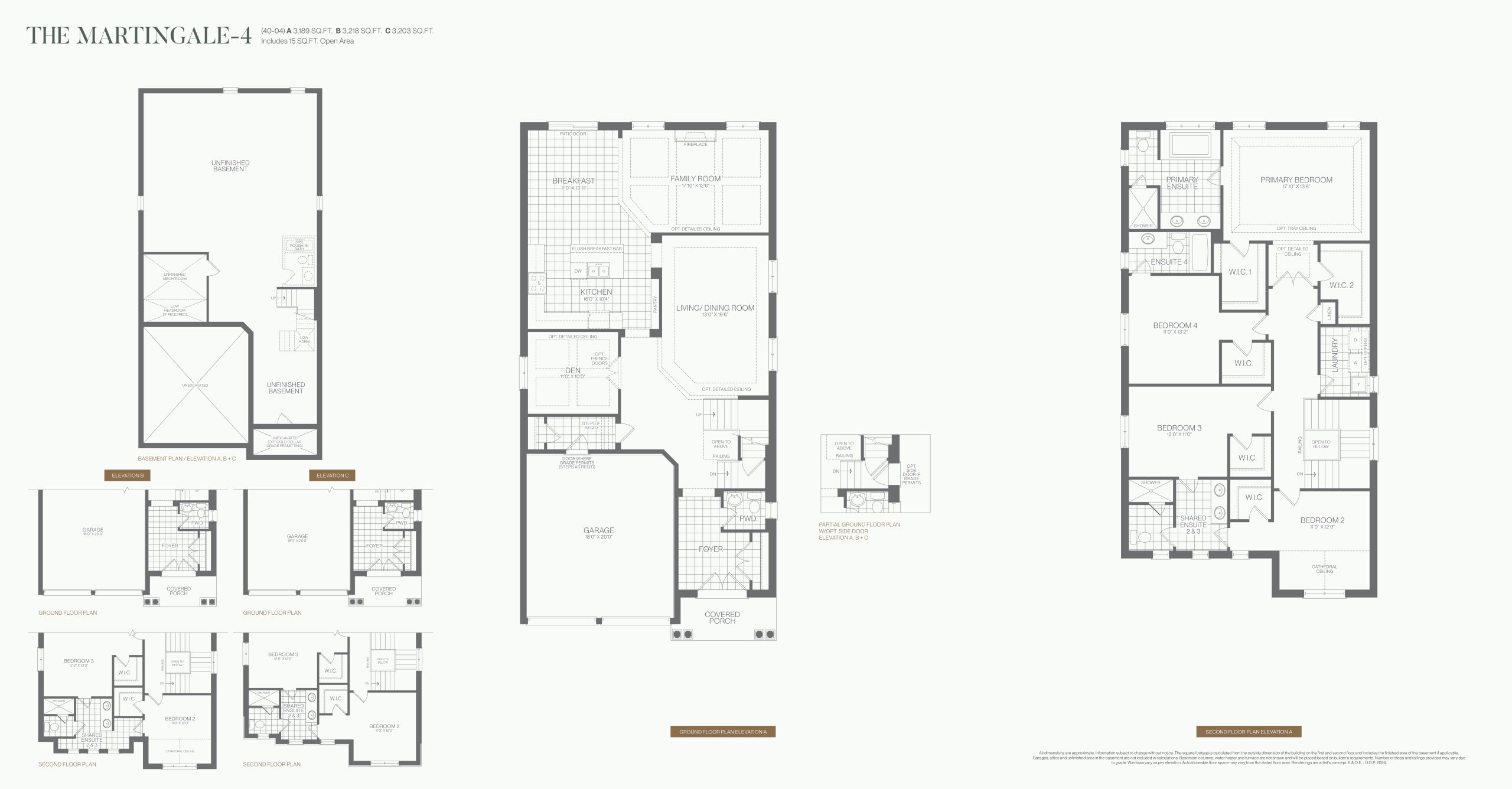 The Martingale 4 floor plan