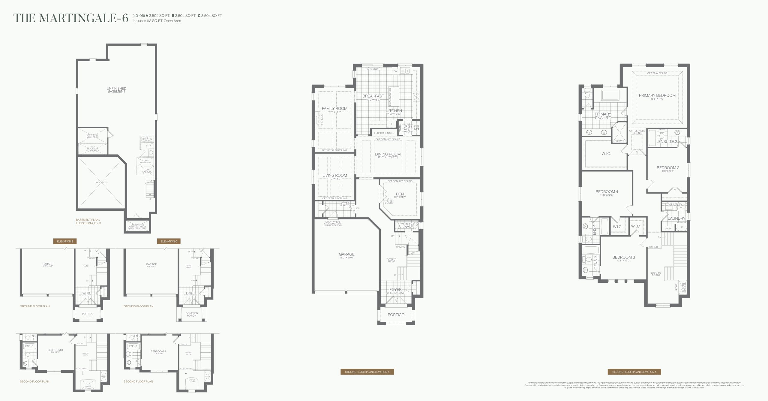 The Martingale 6 floor plan