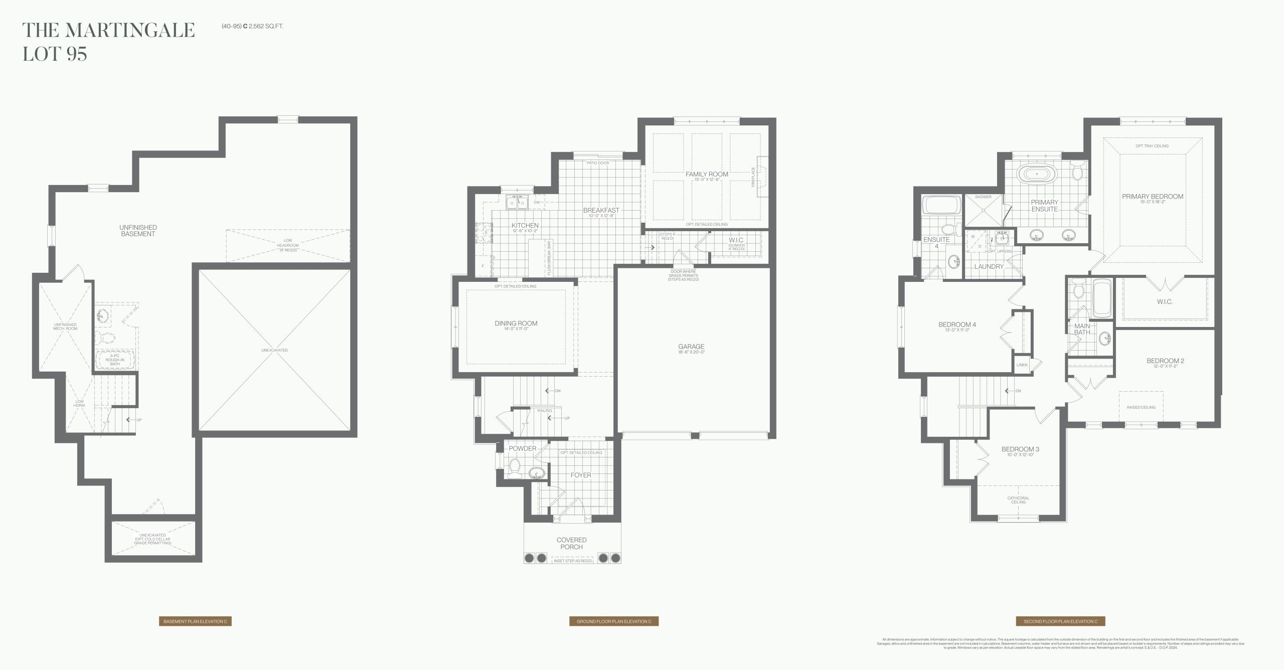 The Martingale Lot 95 floor plan