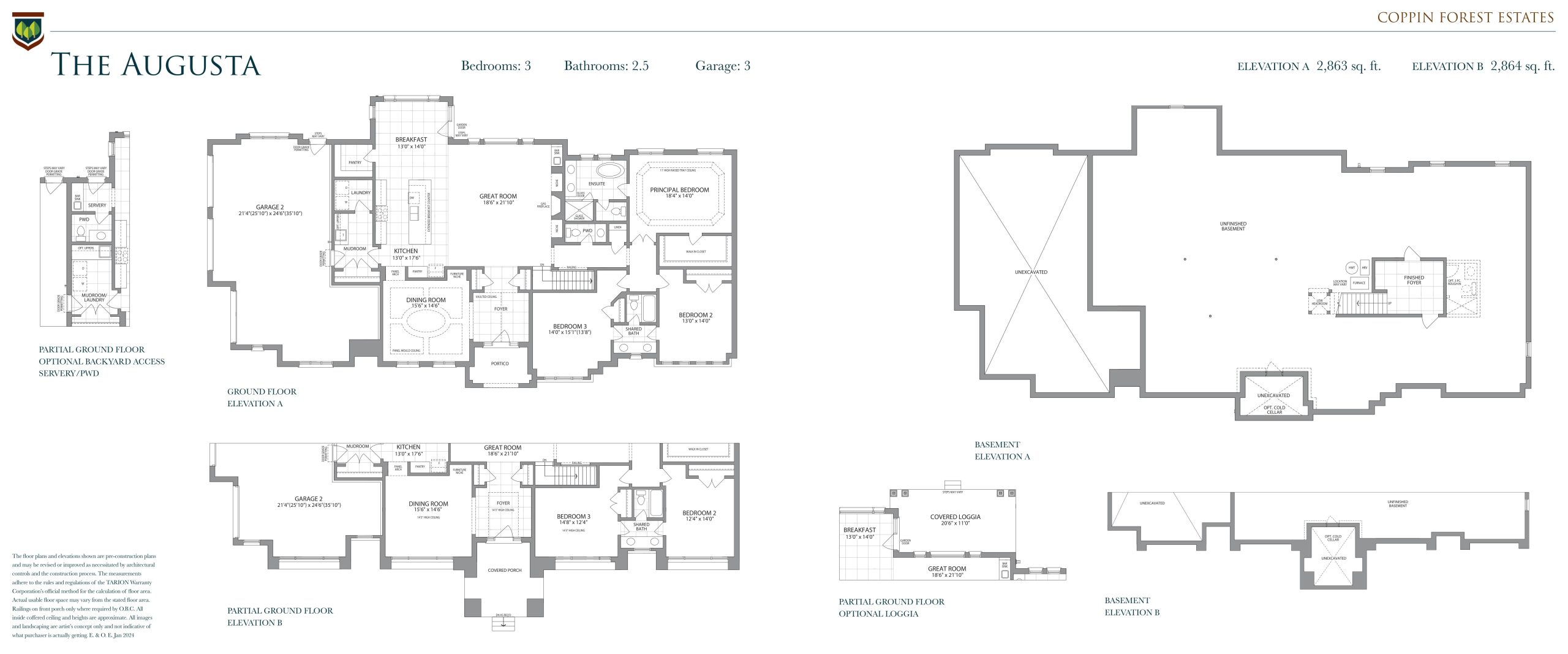 The Augusta floor plan