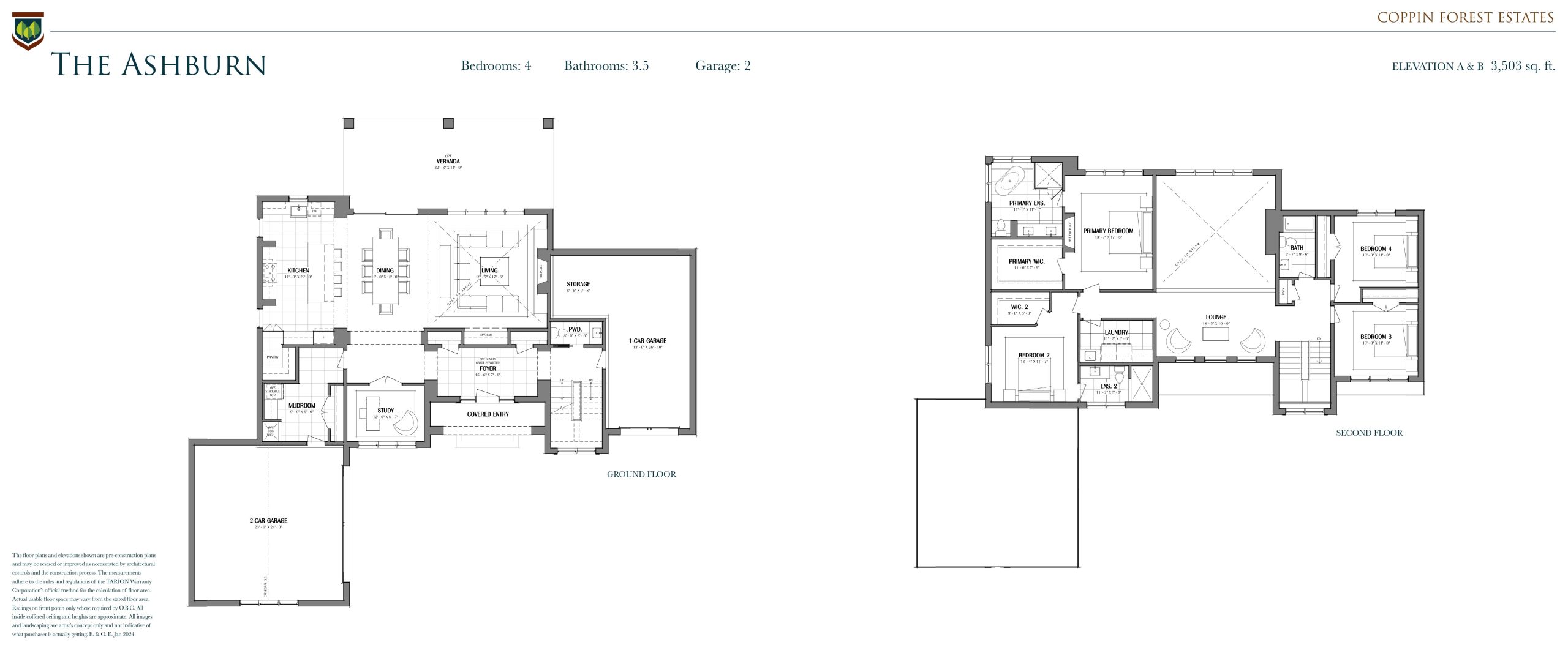 The Ashburn floor plan
