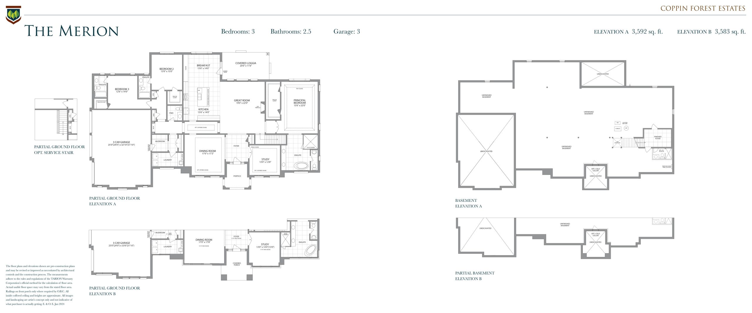 The Merion floor plan