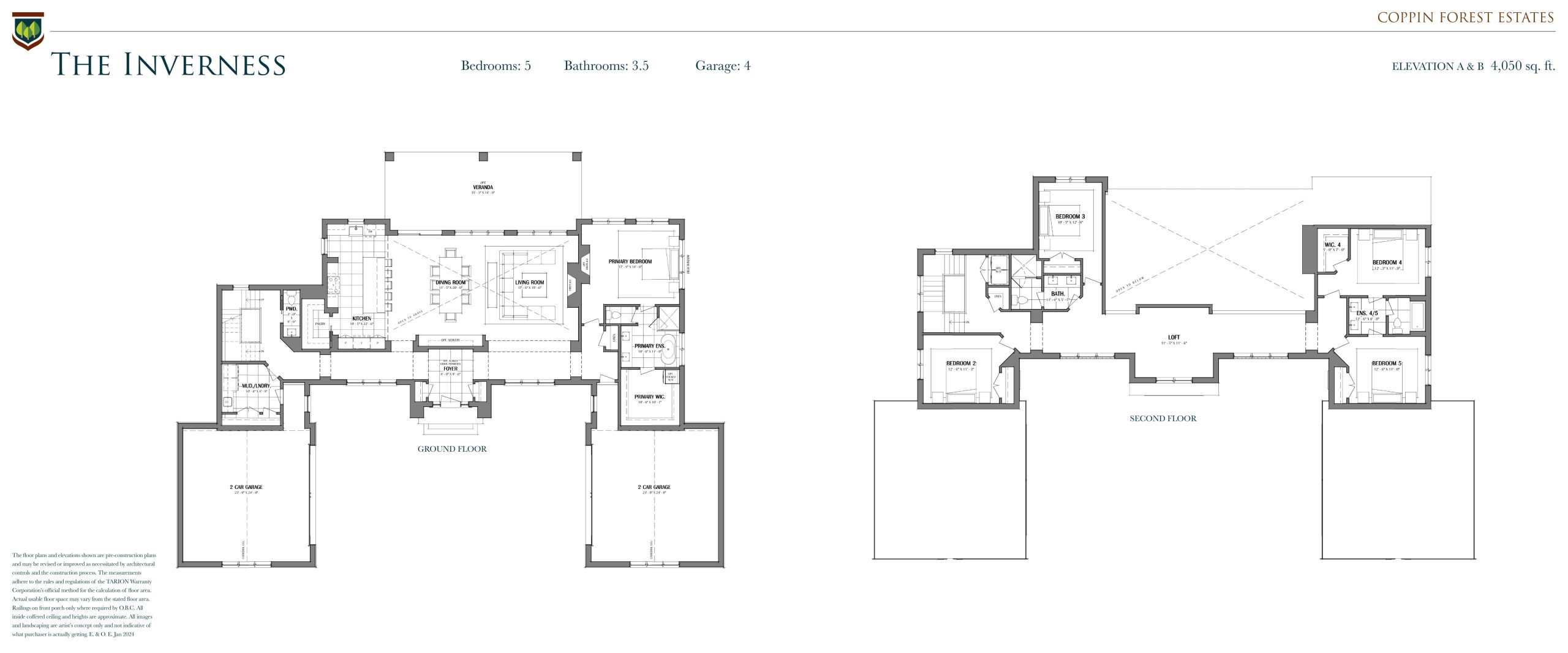 The Inverness floor plan