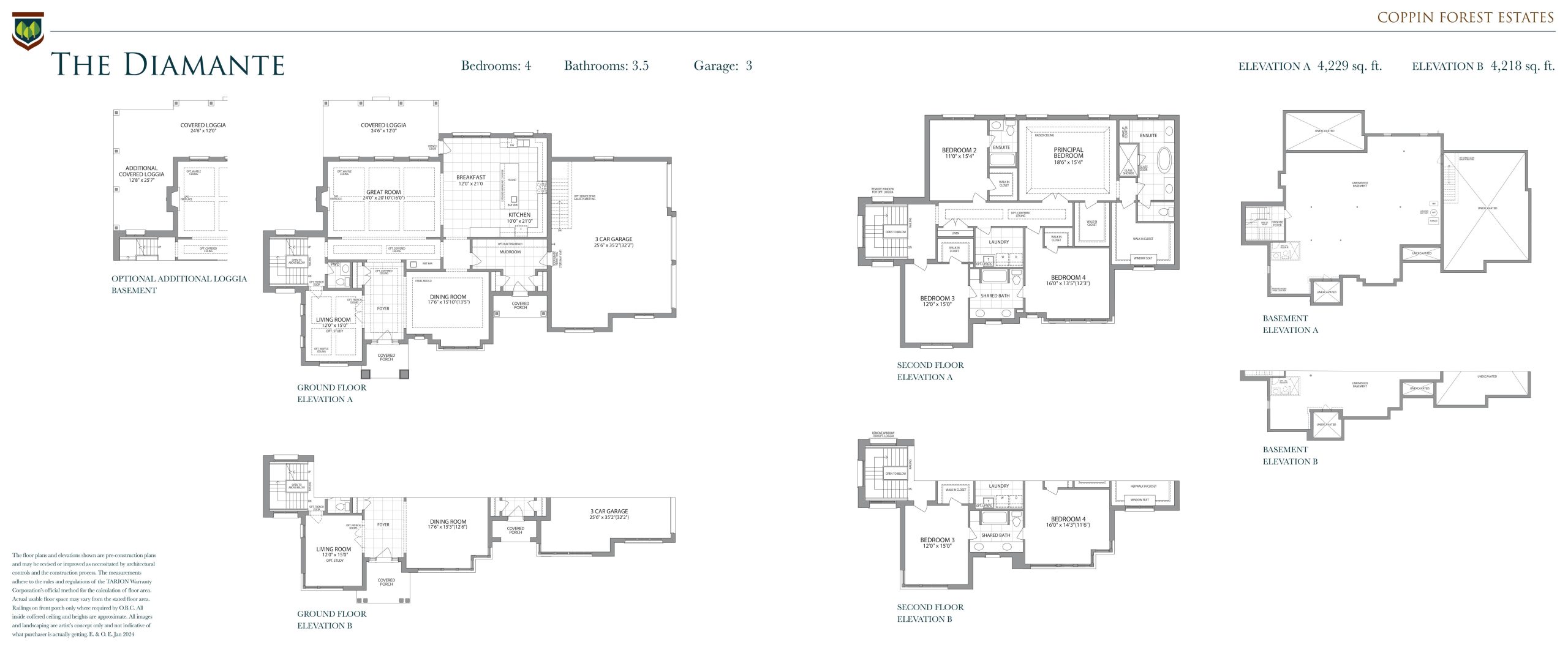 The Diamante floor plan