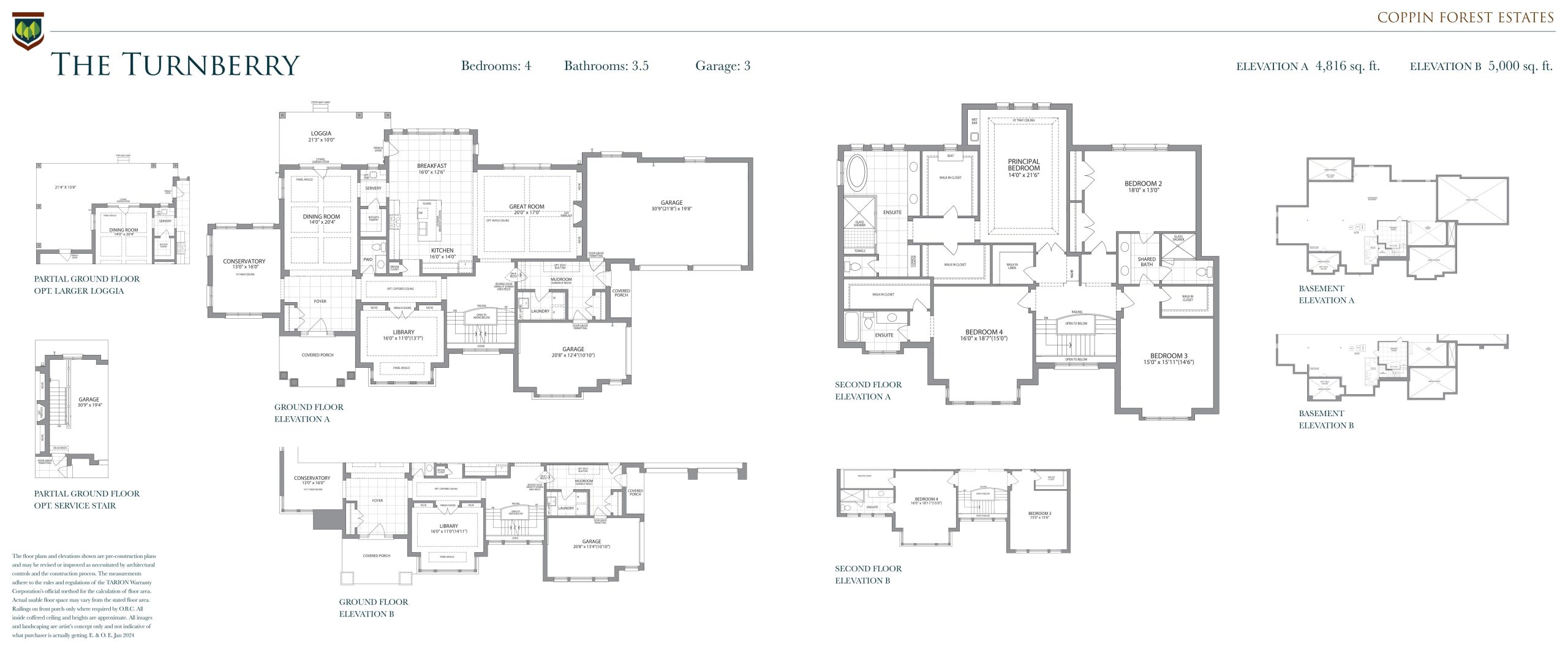 The Turnberry floor plan