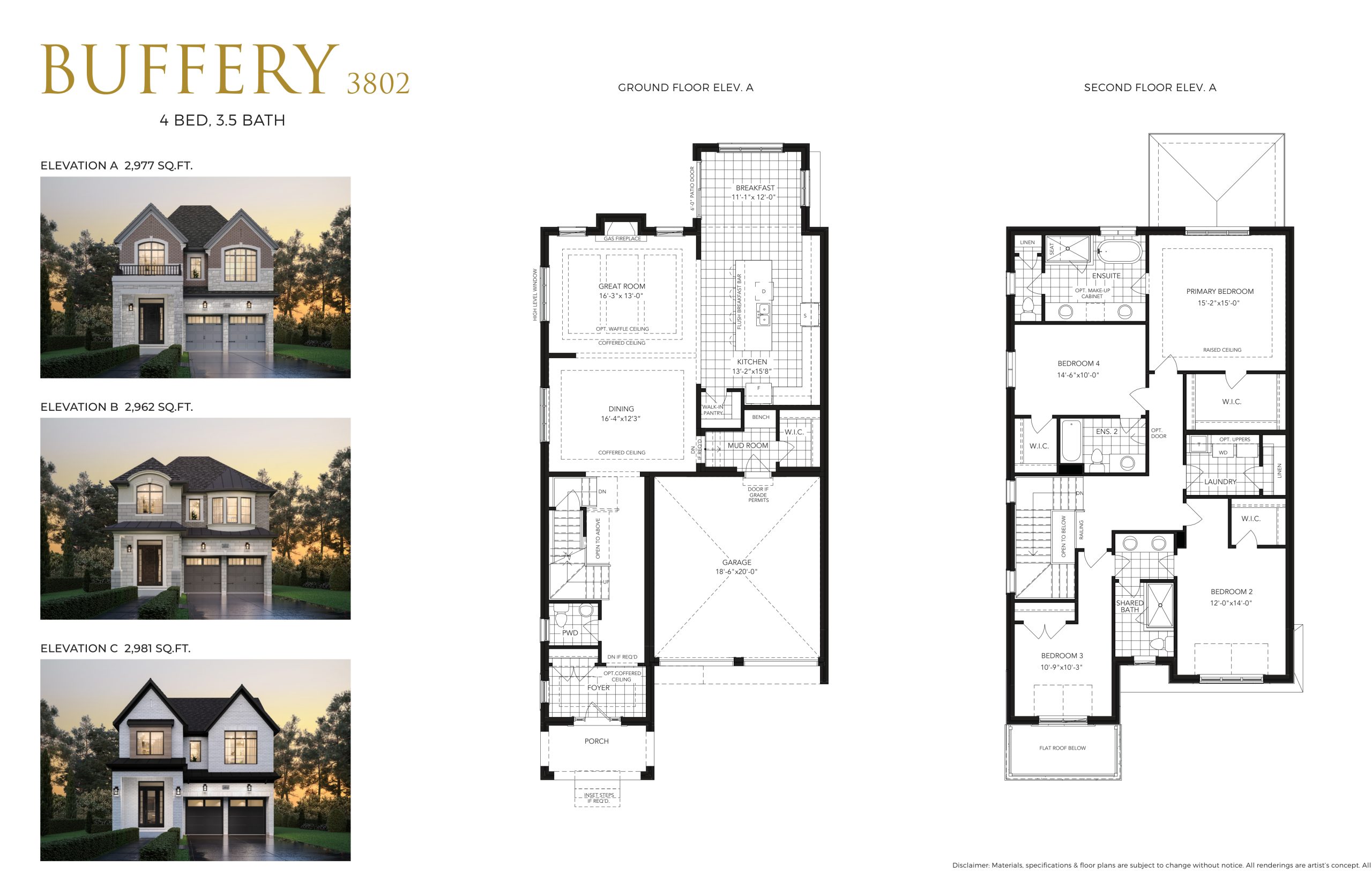 Buffery floor plan