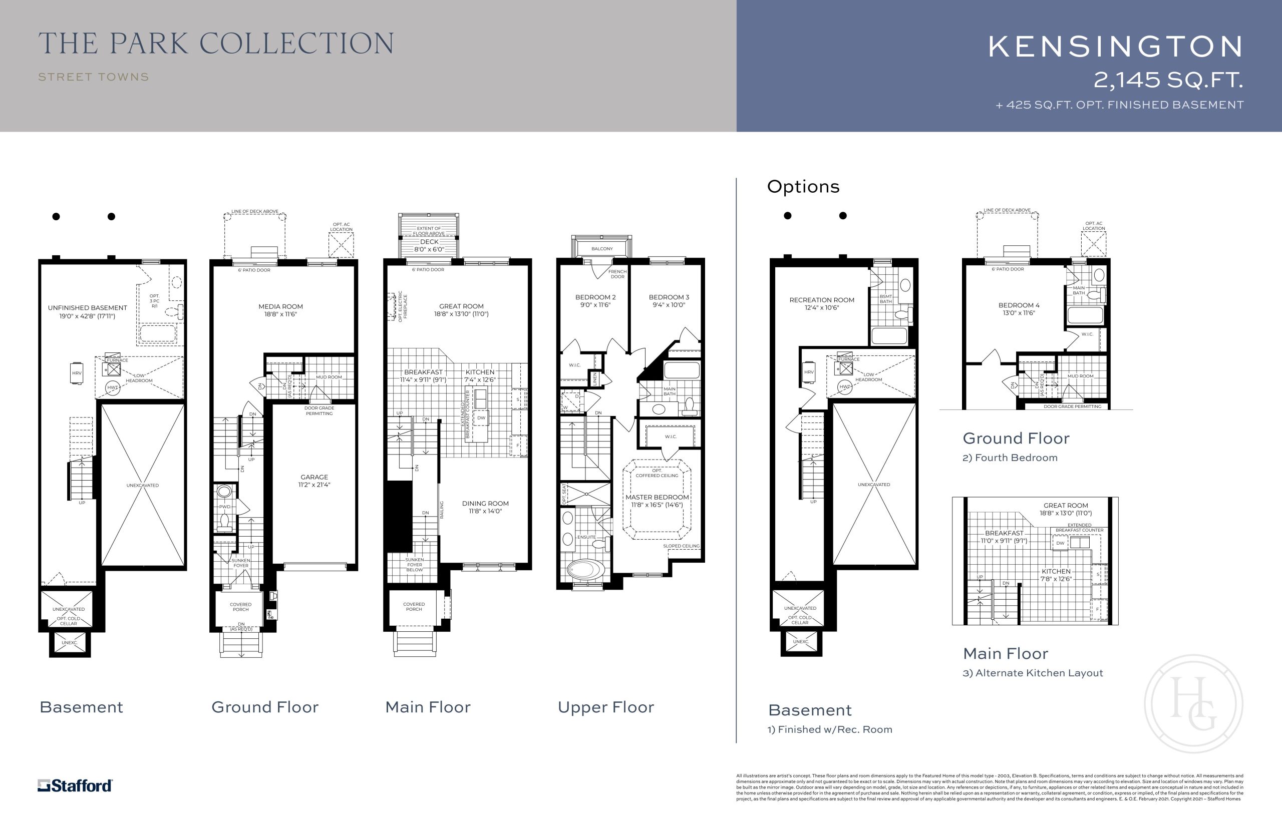 Kensington floor plan