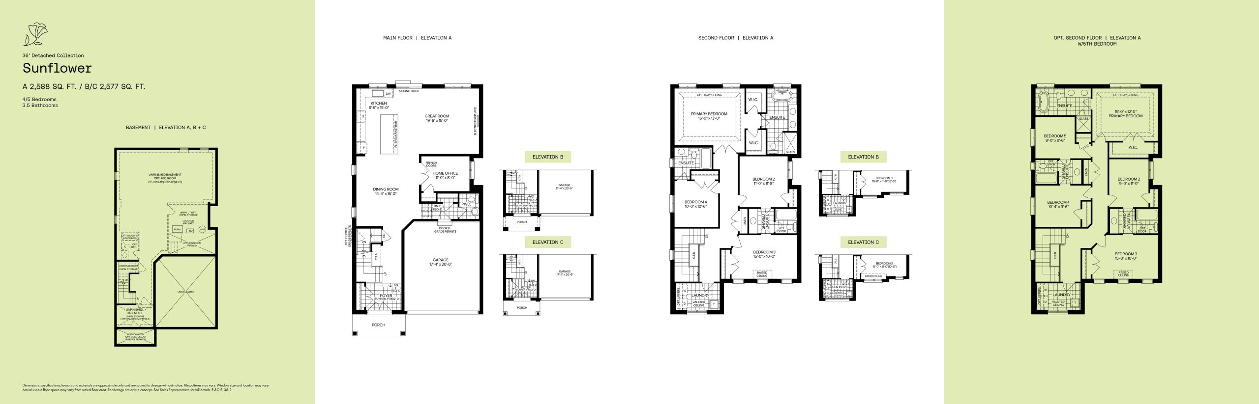 Sunflower 36-2 floor plan