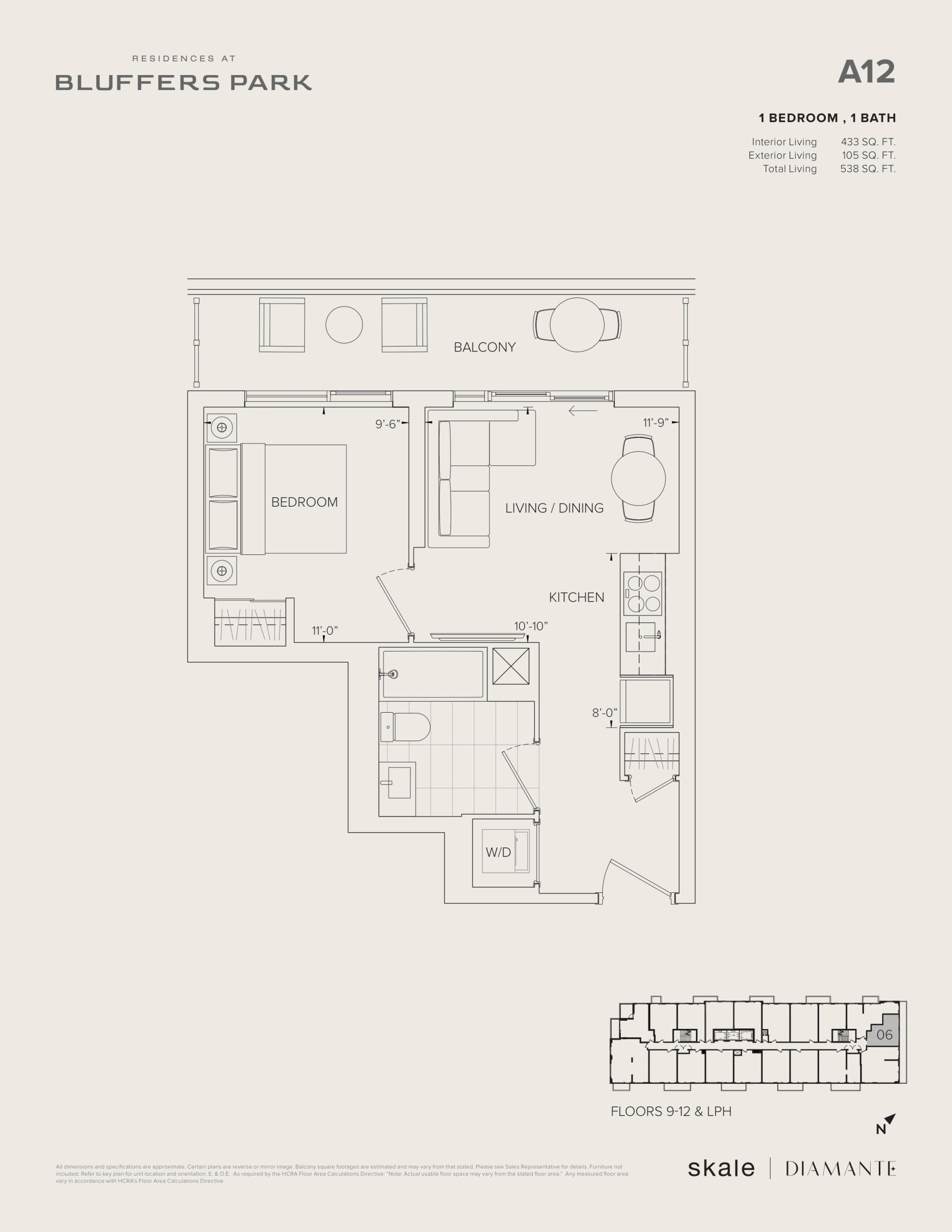 A12 floor plan