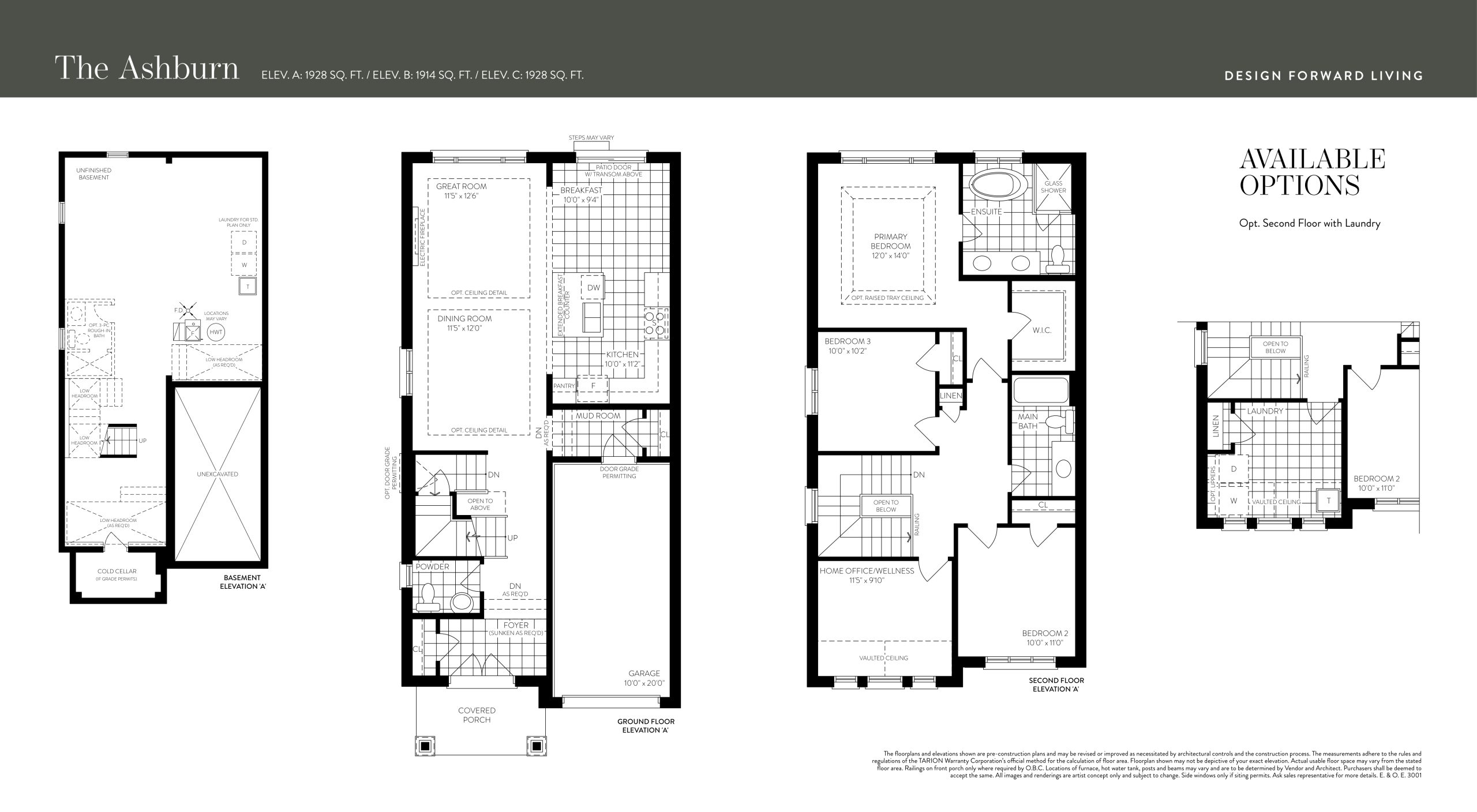 The Ashburn floor plan
