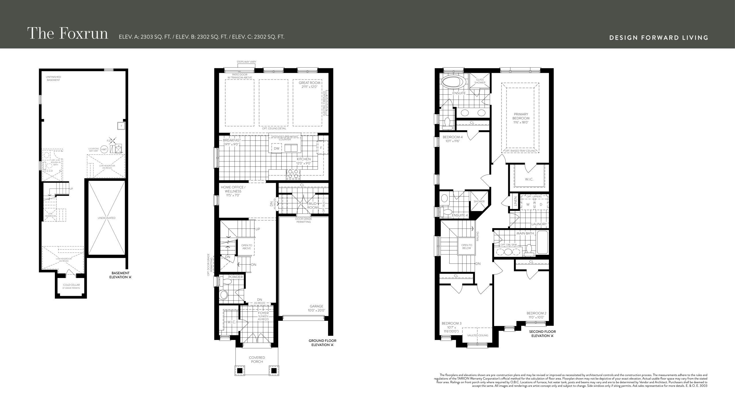 The Foxrun floor plan