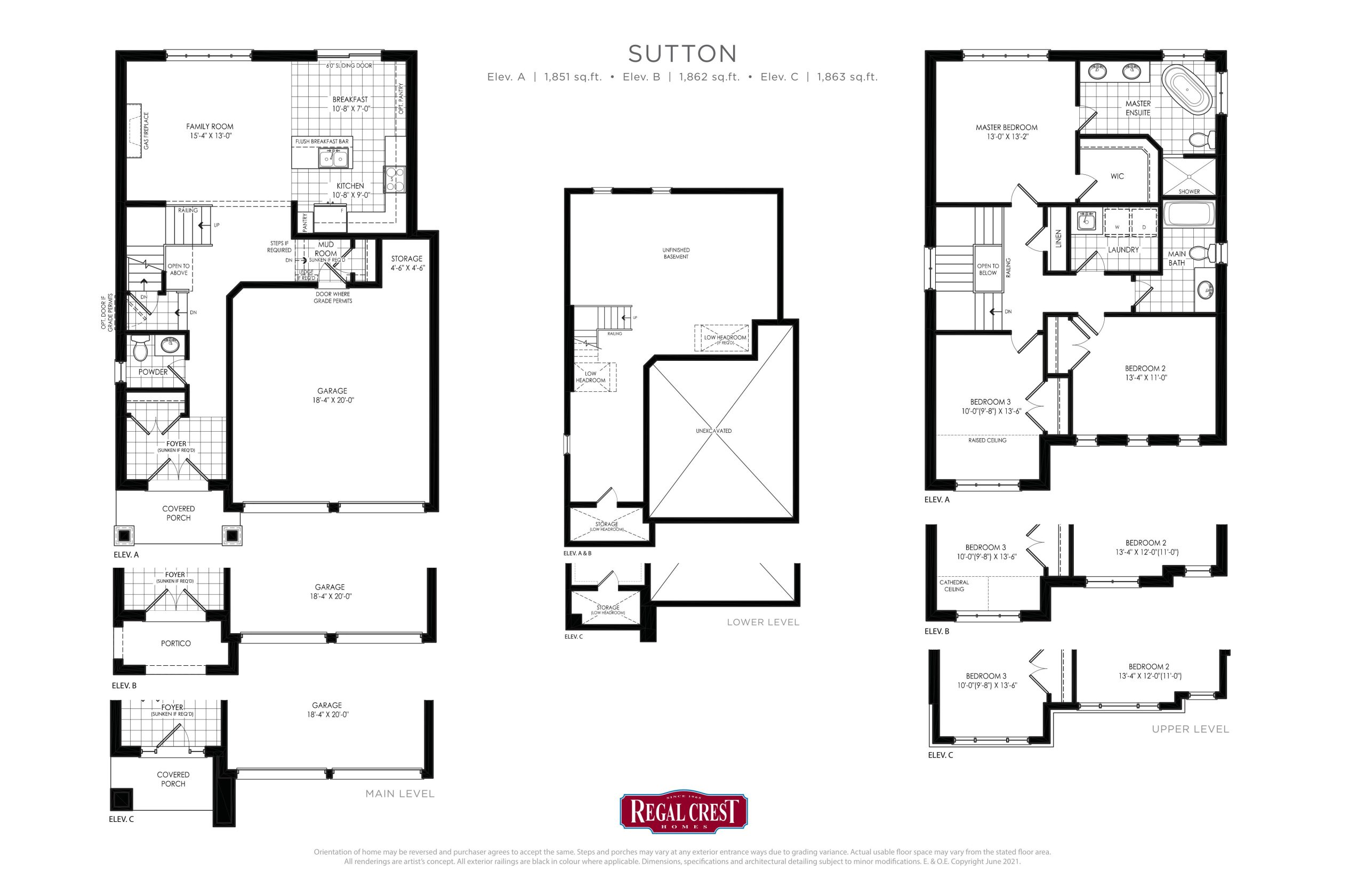 Sutton floor plan