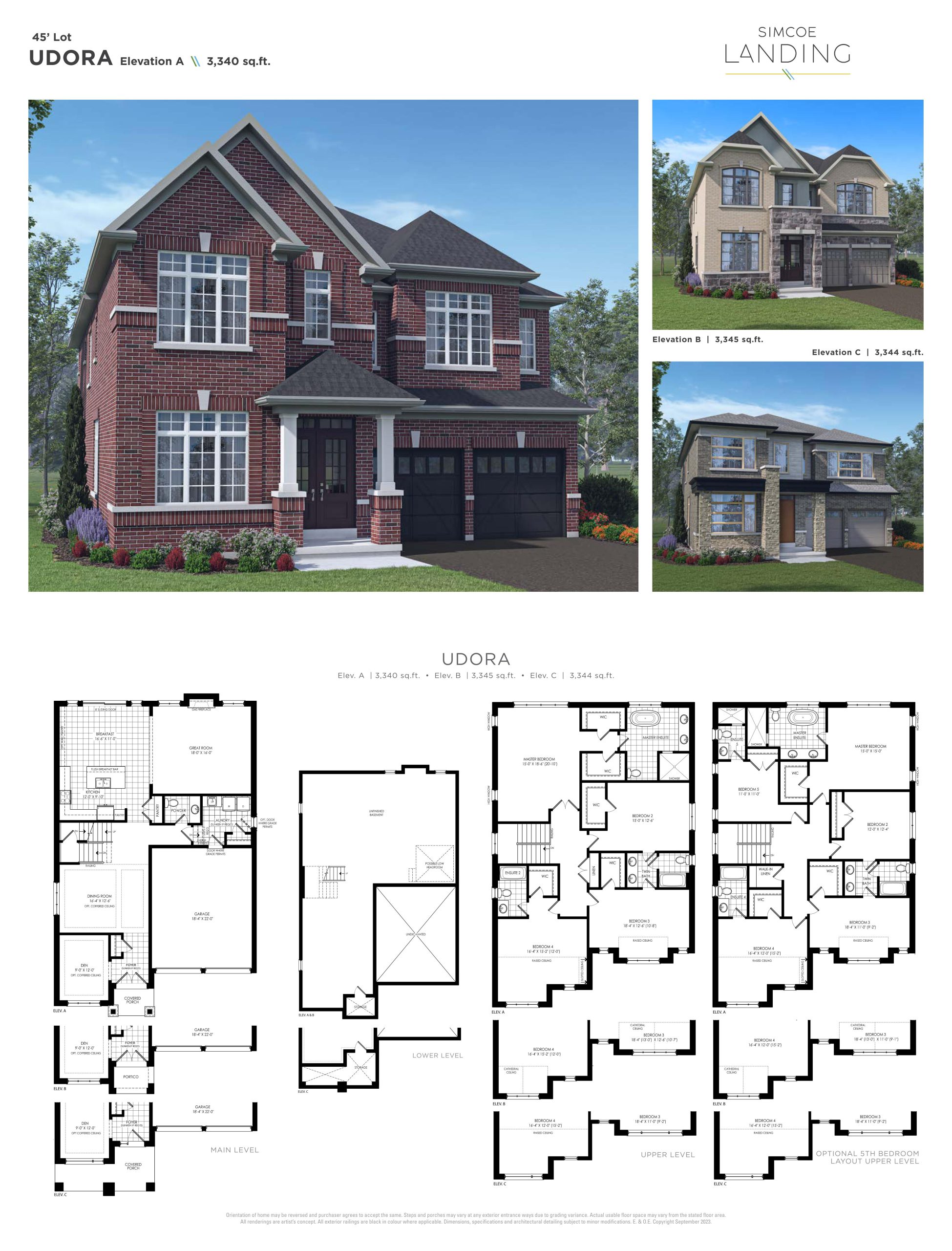 Udora floor plan