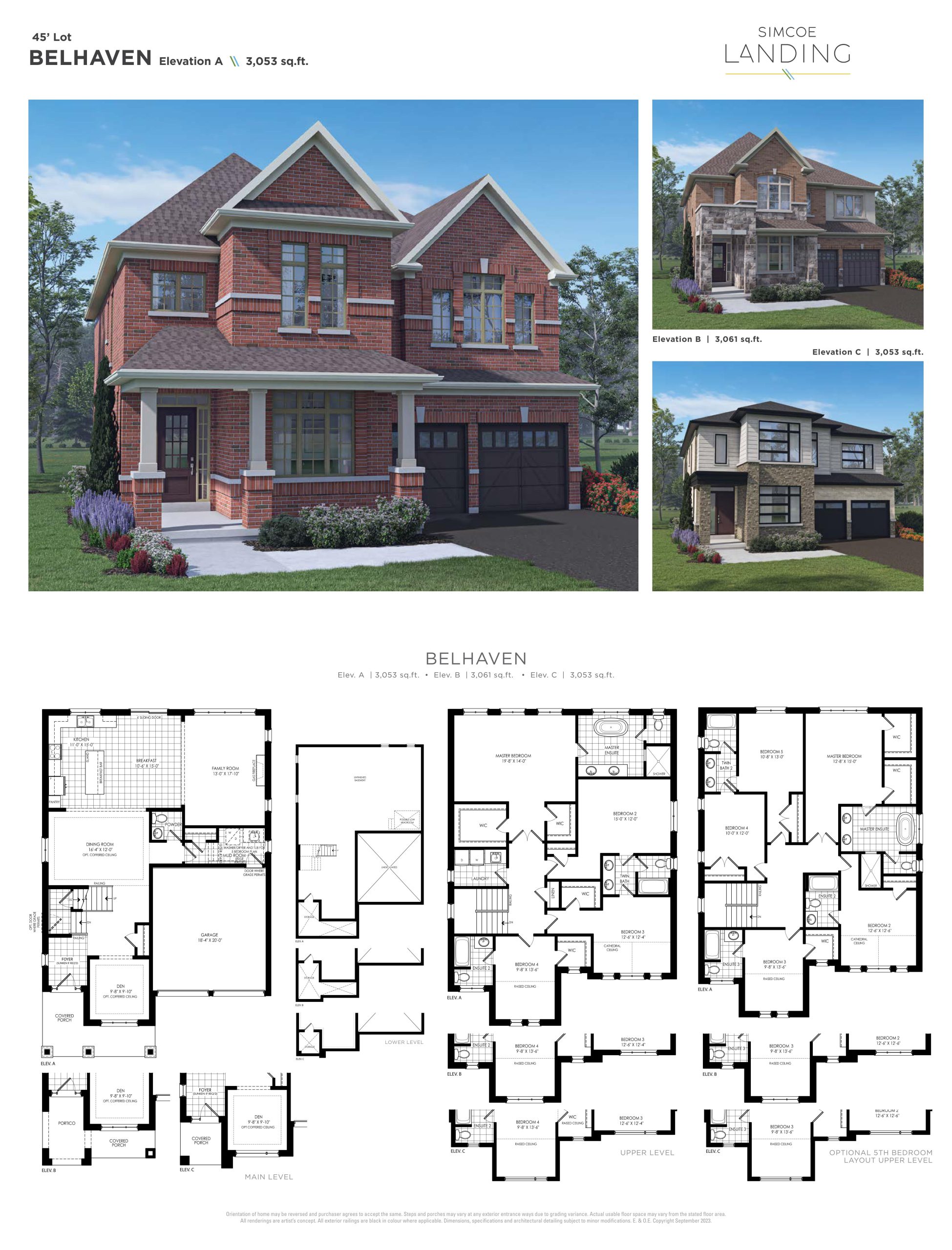 Belhaven floor plan