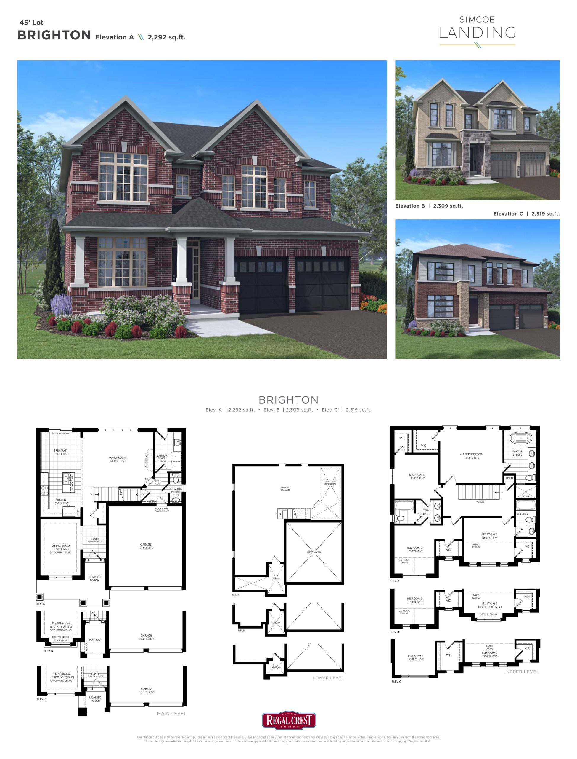 Brighton floor plan