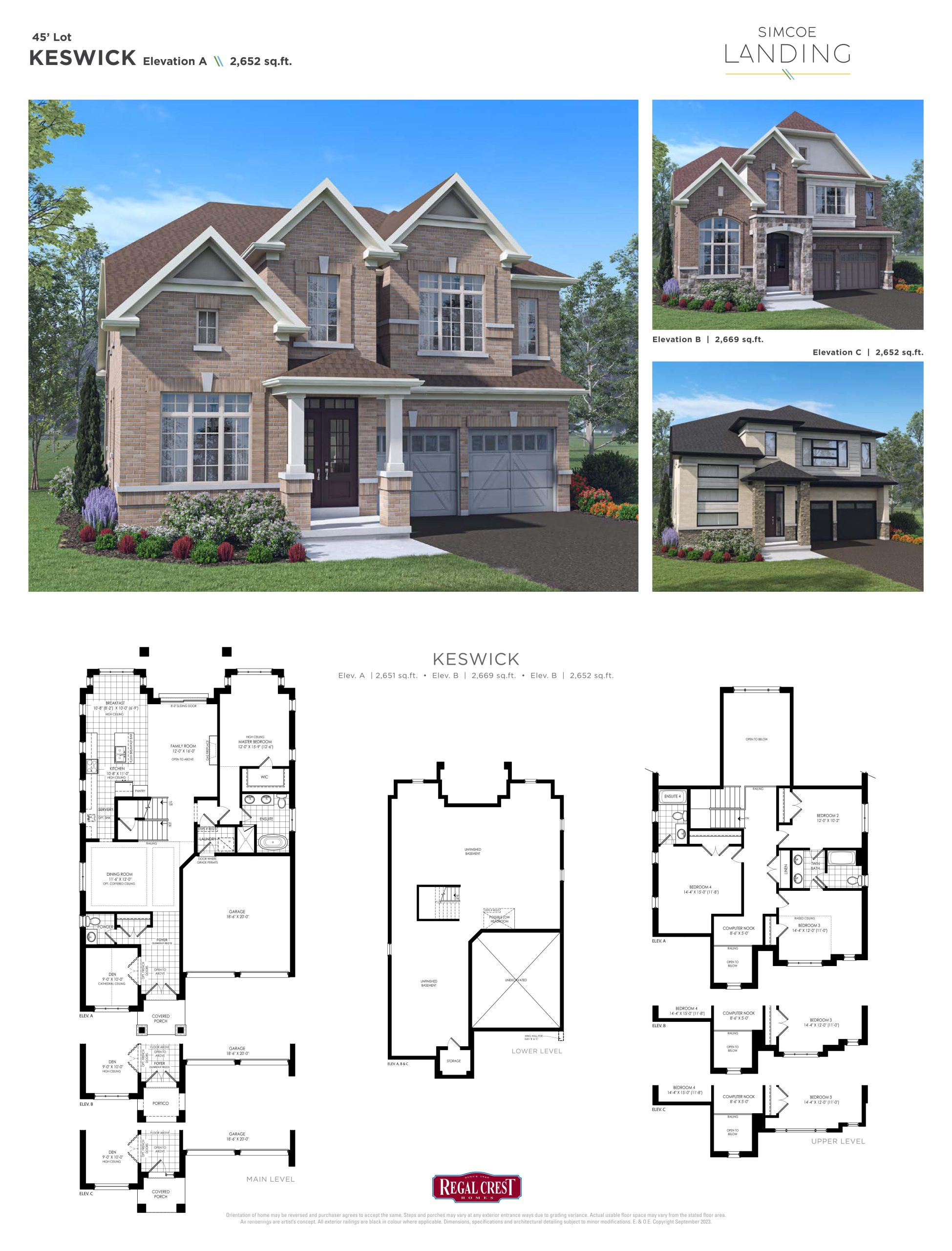 Keswick floor plan