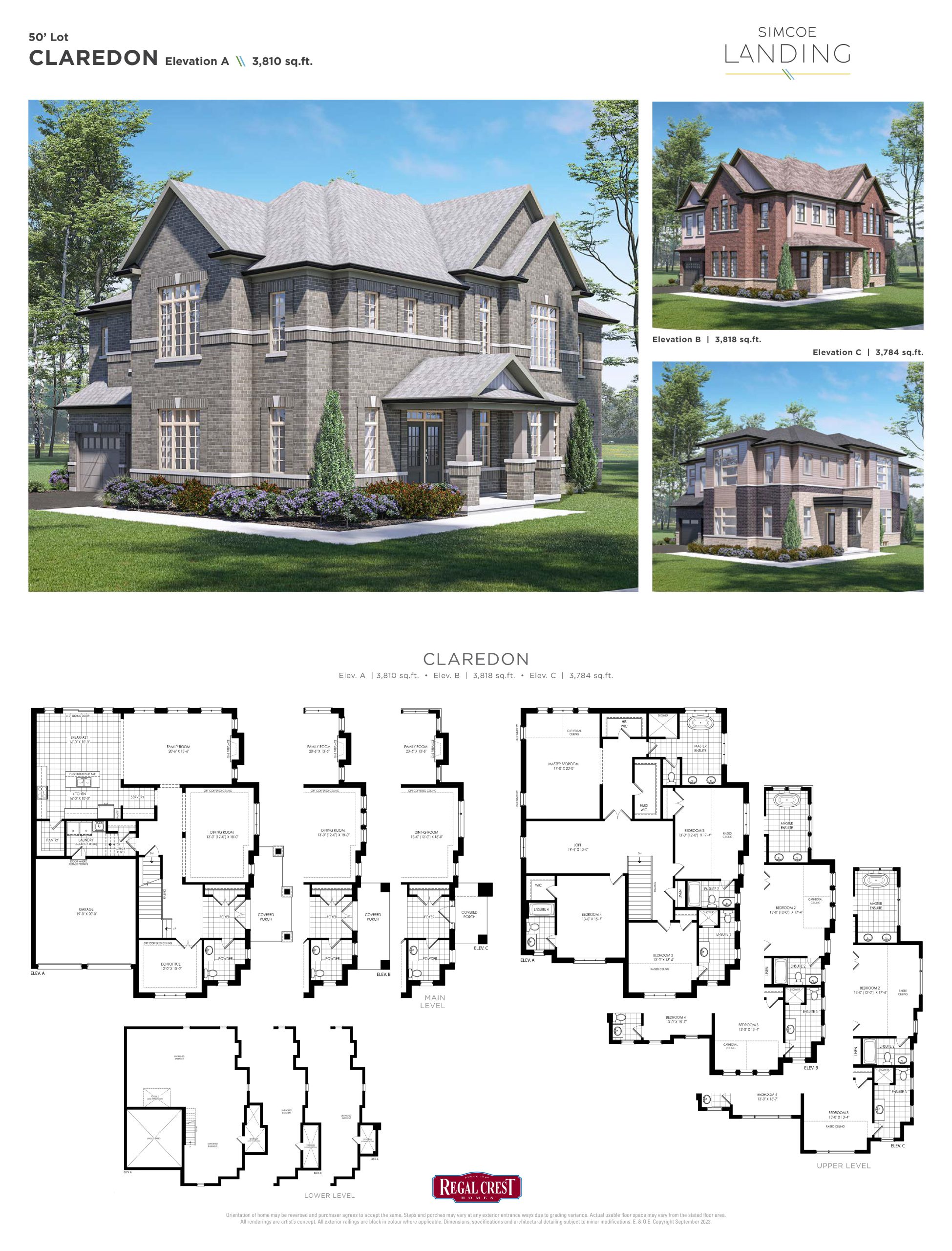 Claredon floor plan