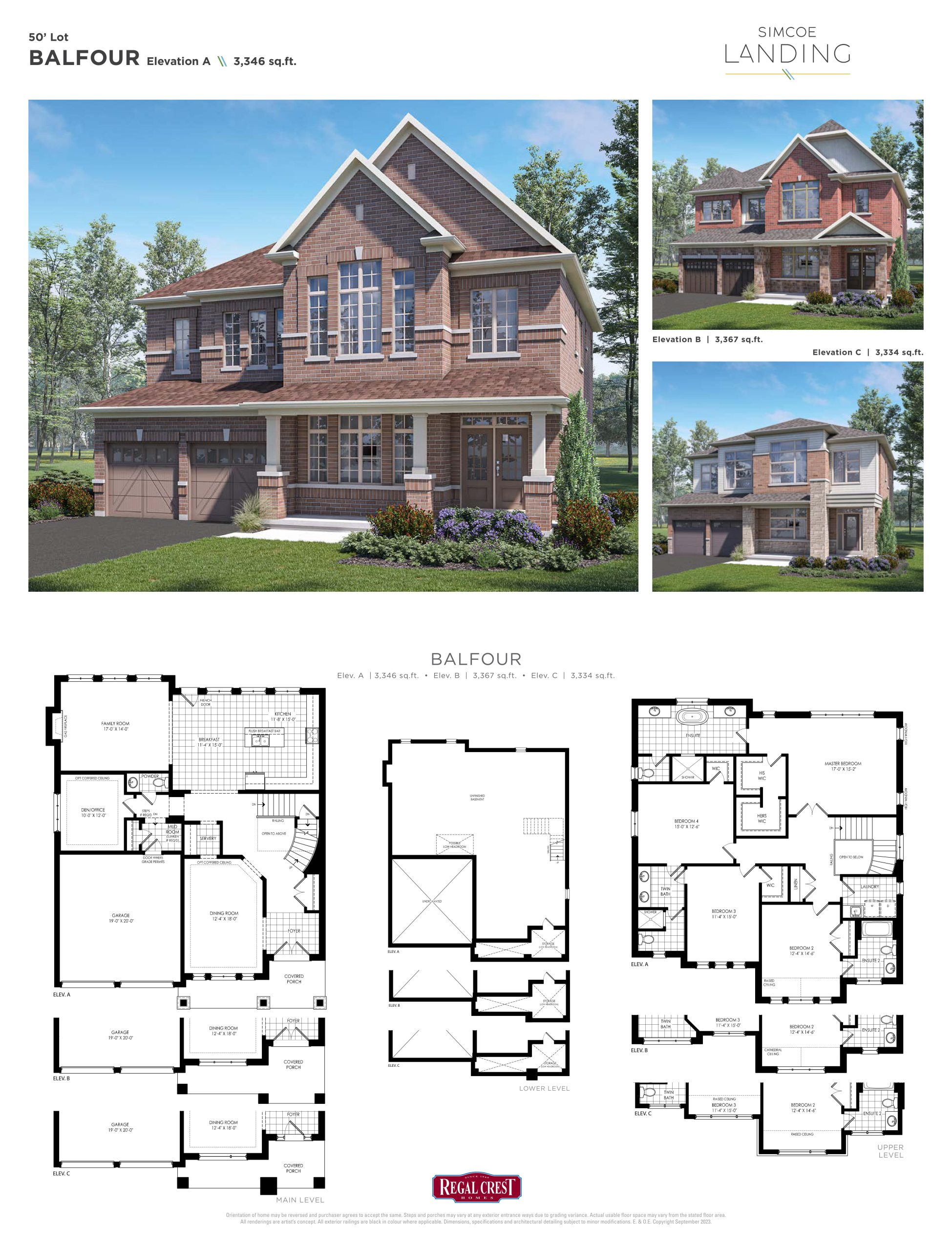 Balfour floor plan