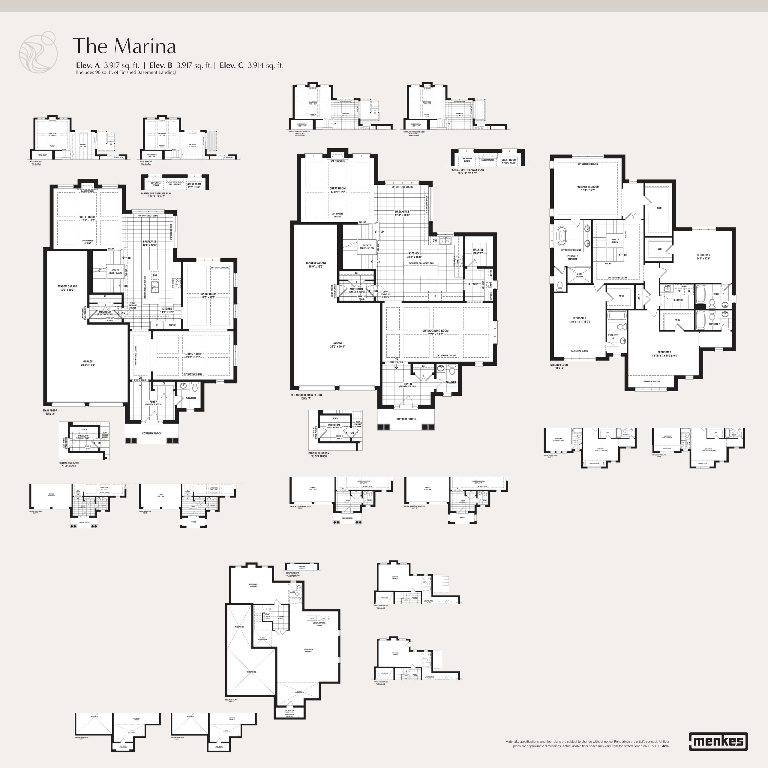 The Marina floor plan