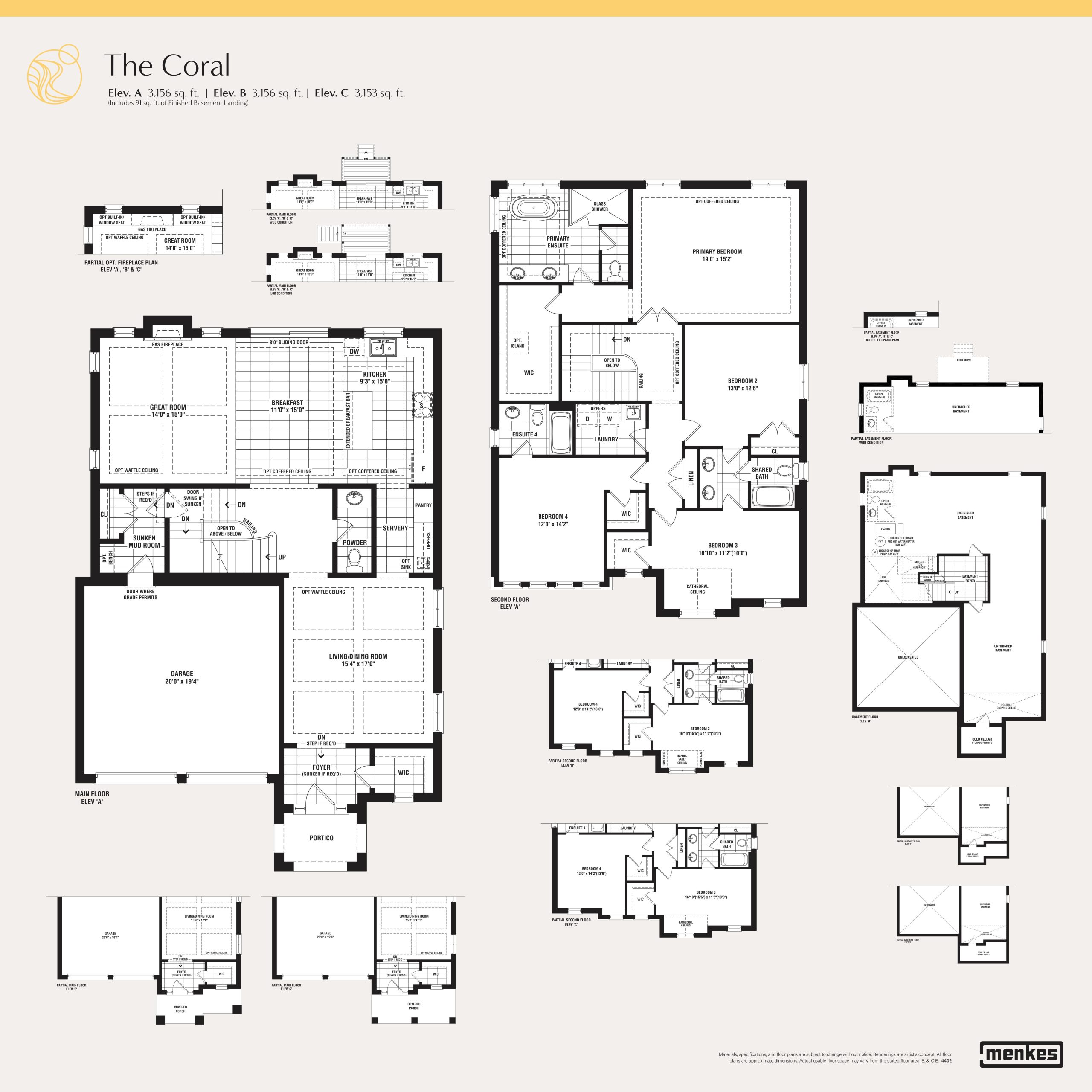 The Coral floor plan