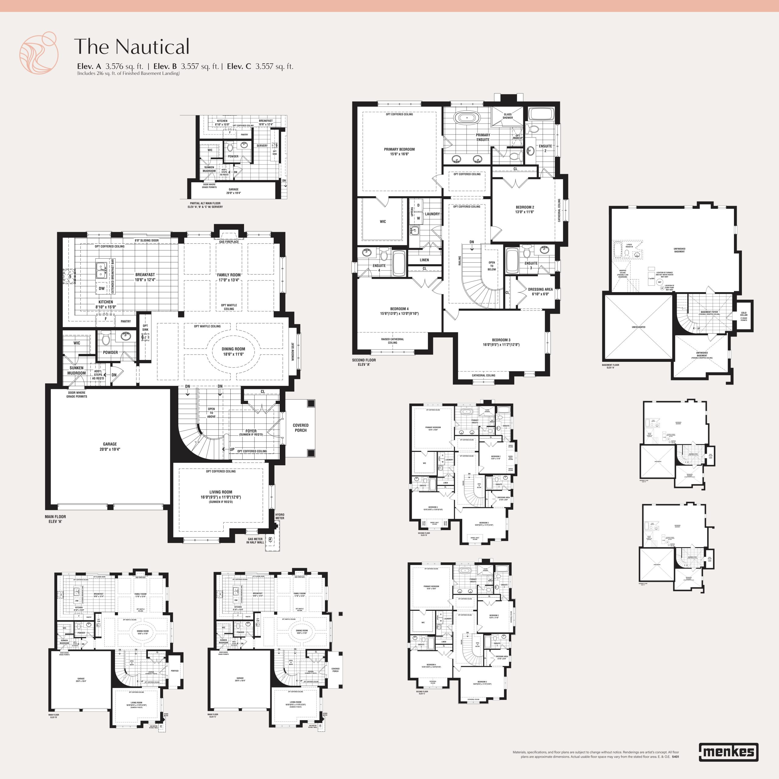 The Nautical floor plan
