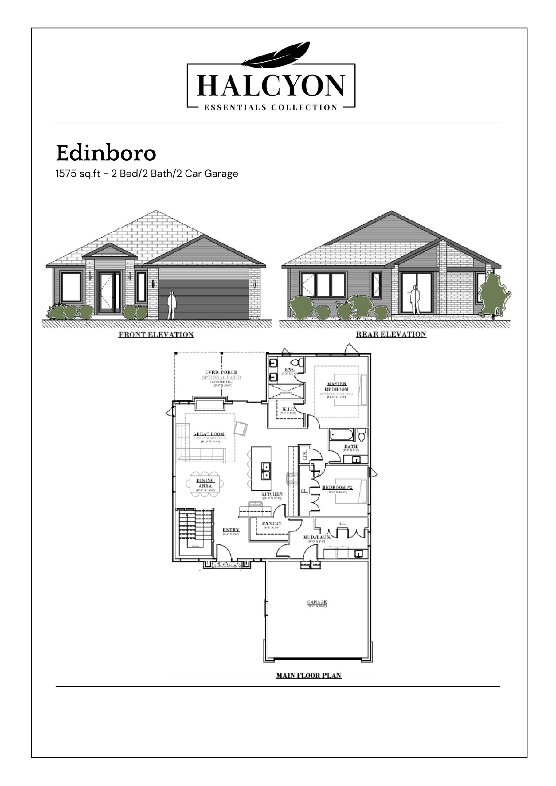 Edinboro (Essentials Collection) floor plan