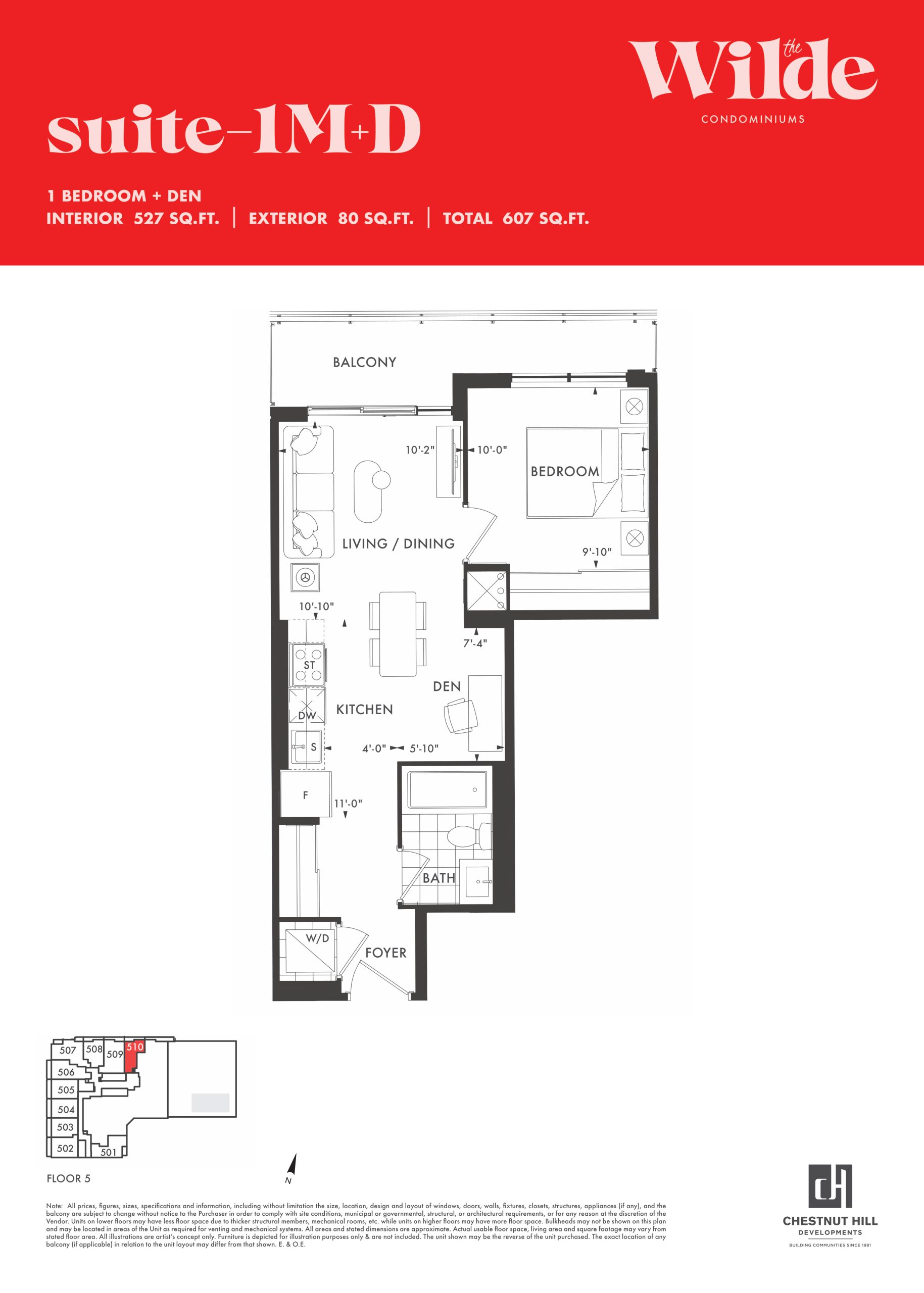 1M+D floor plan