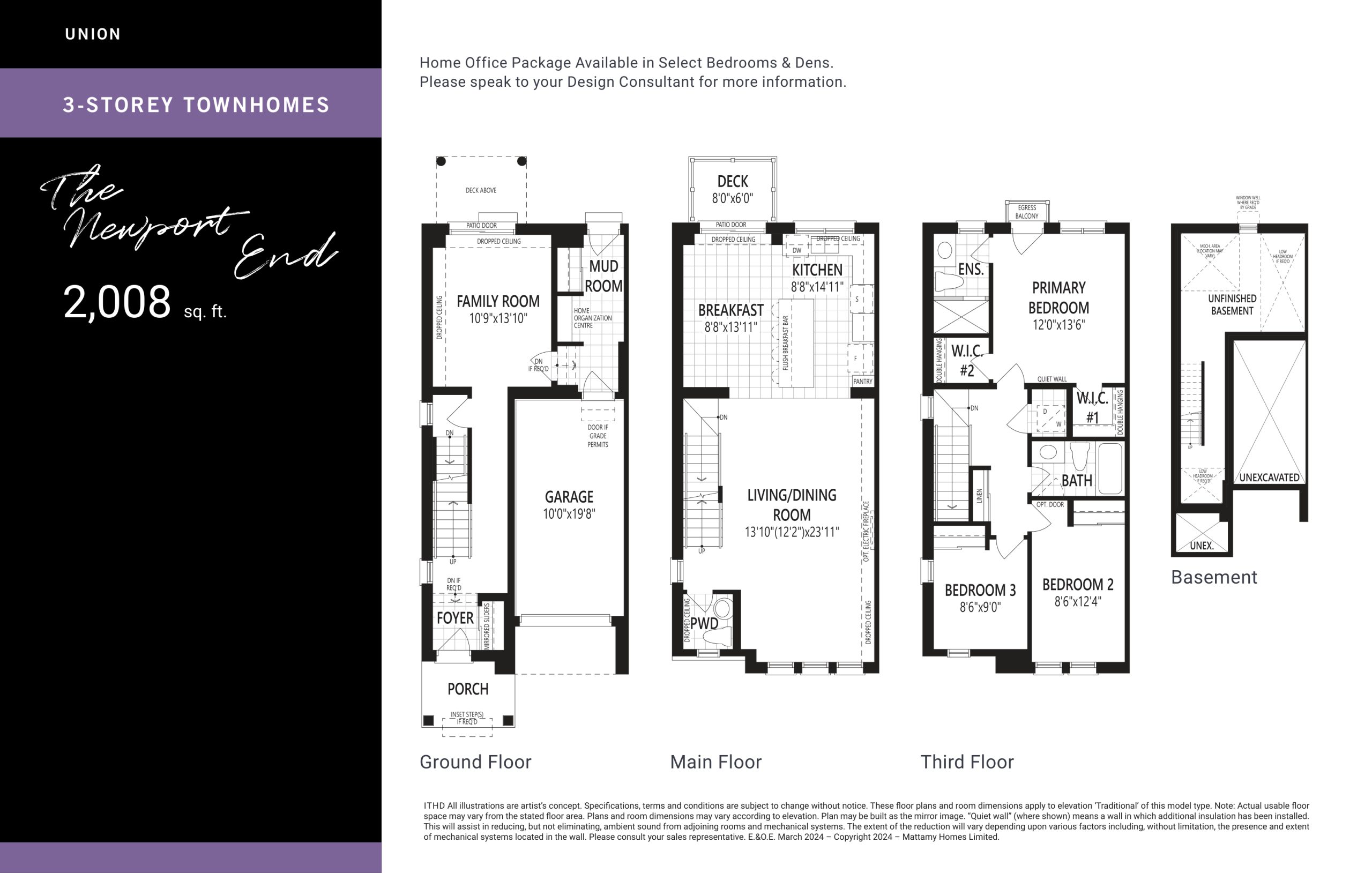 The Newport End floor plan