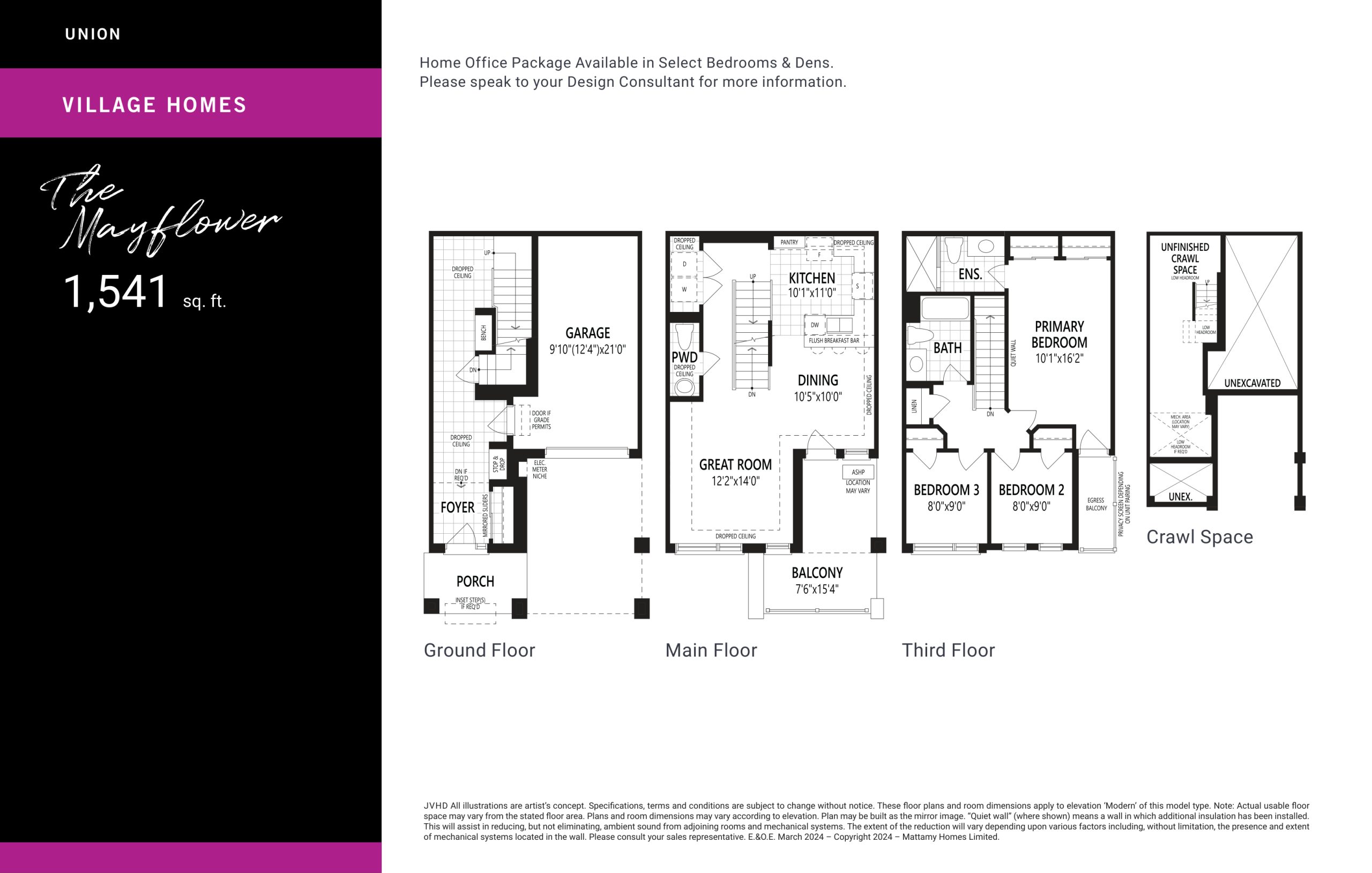The Mayflower floor plan