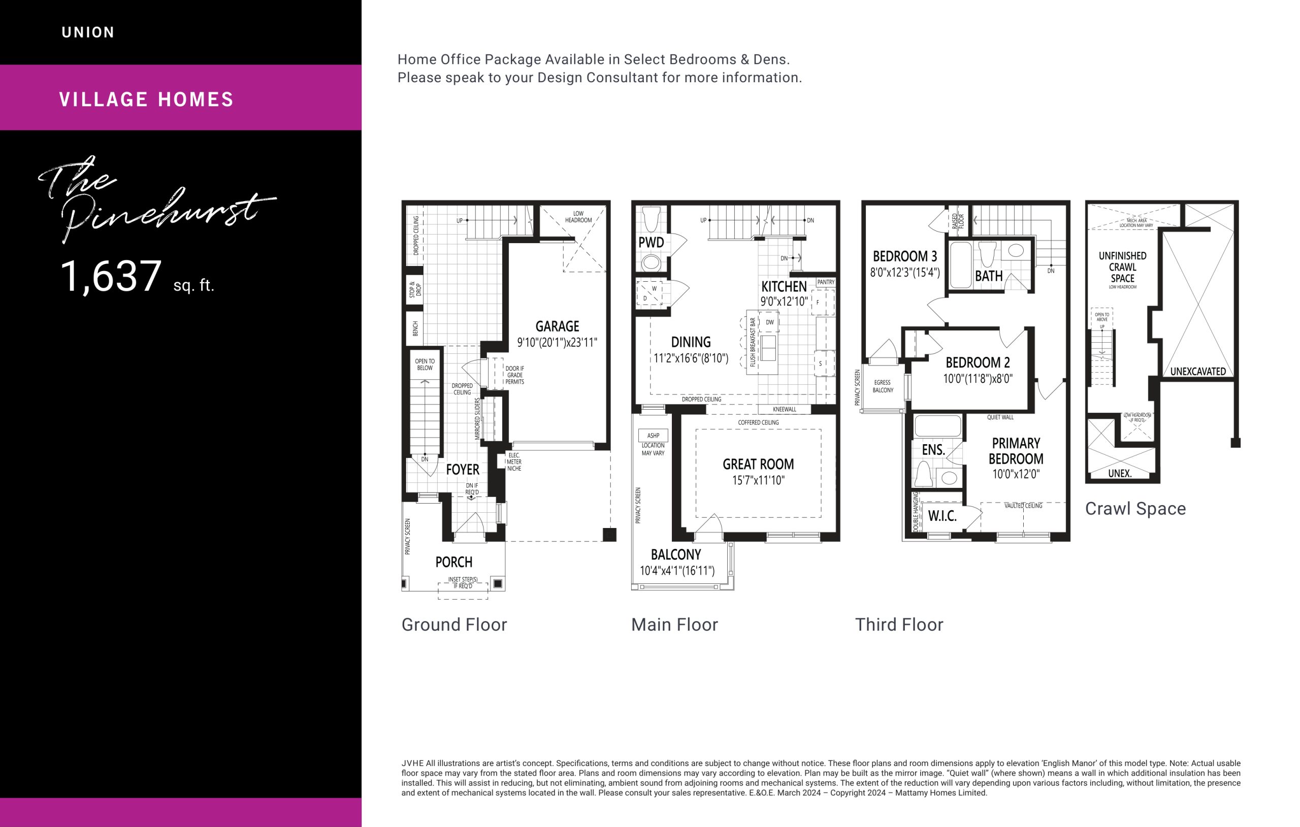 The Pinehurst floor plan