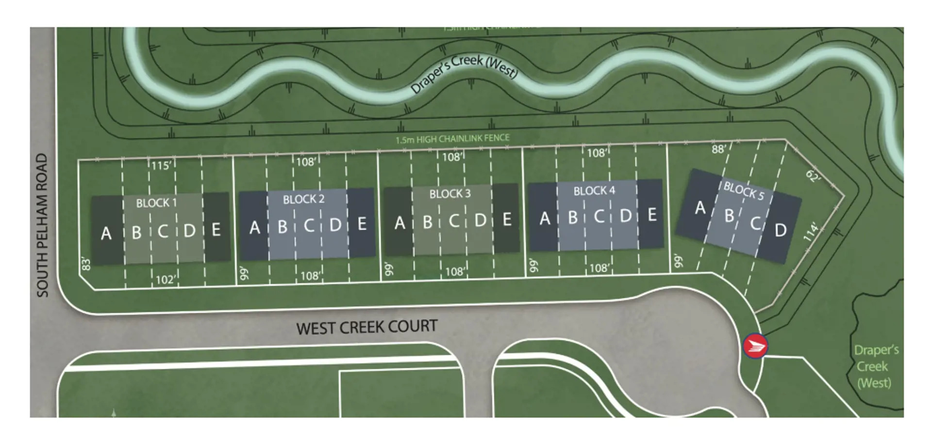 West Creek in Welland — rendering 22