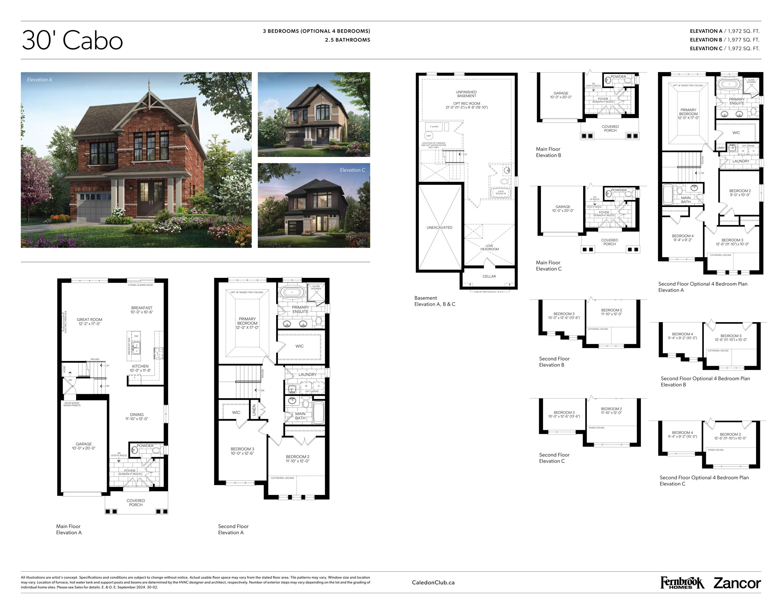 Cabo floor plan