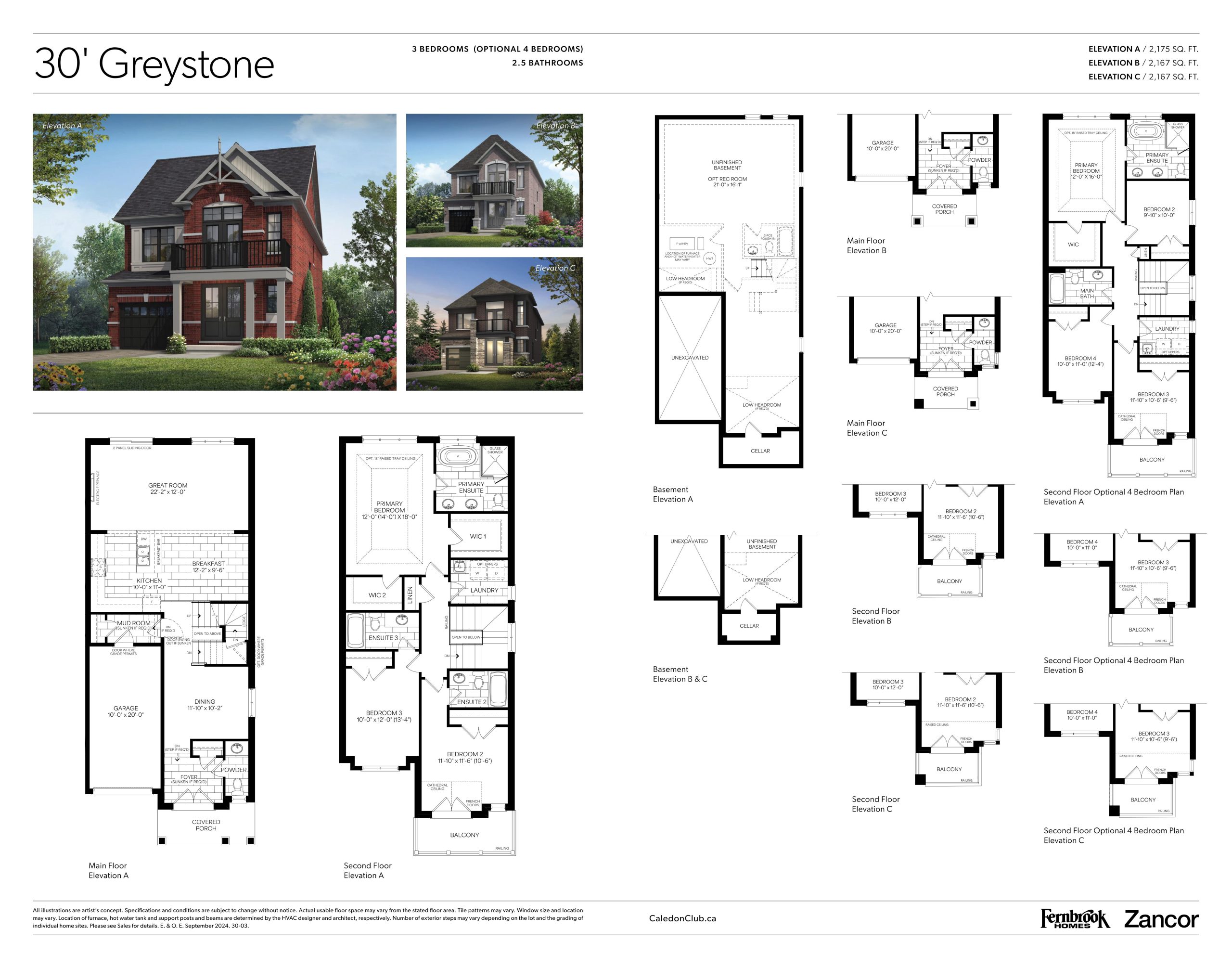 Greystone floor plan