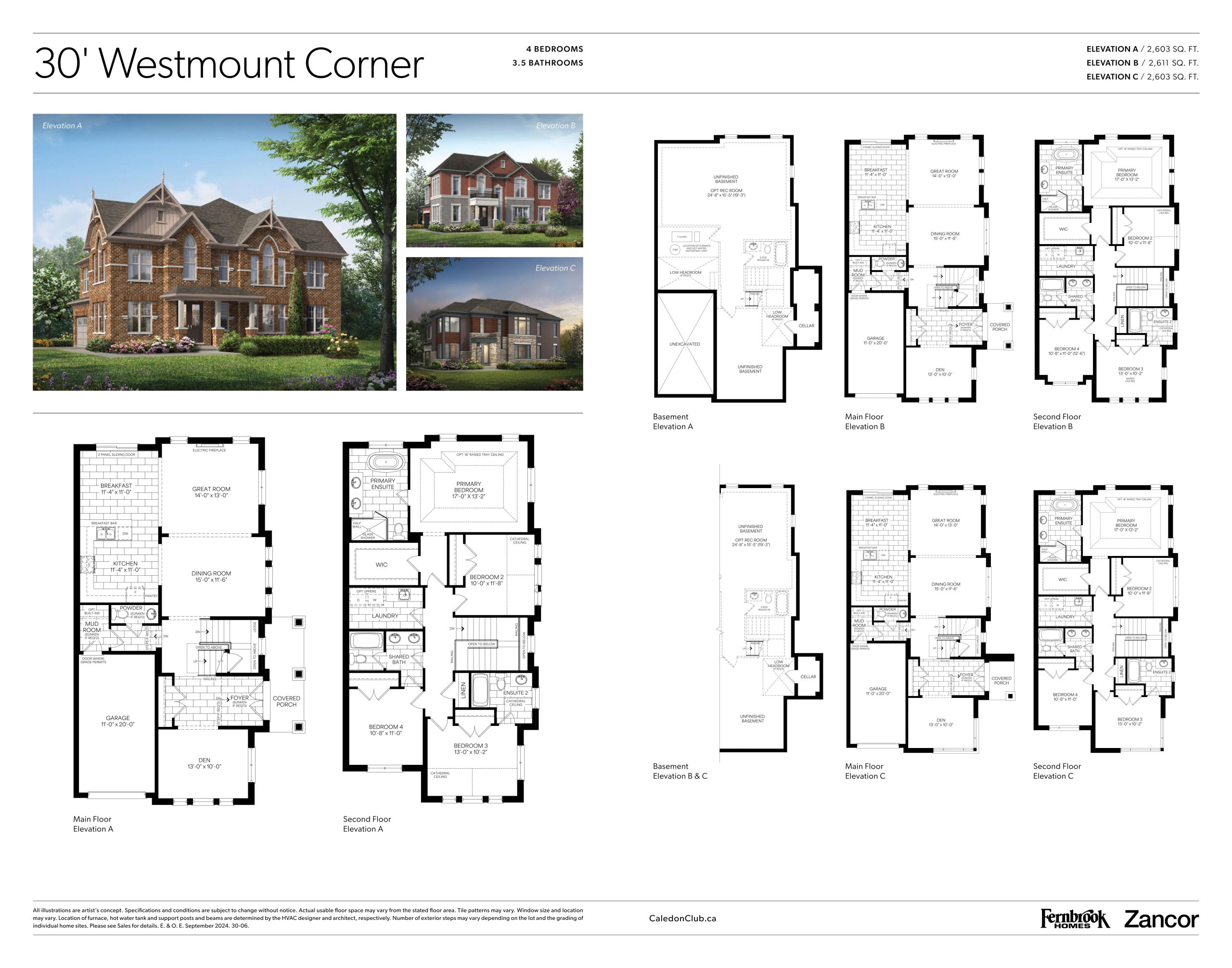 Westmount Corner floor plan