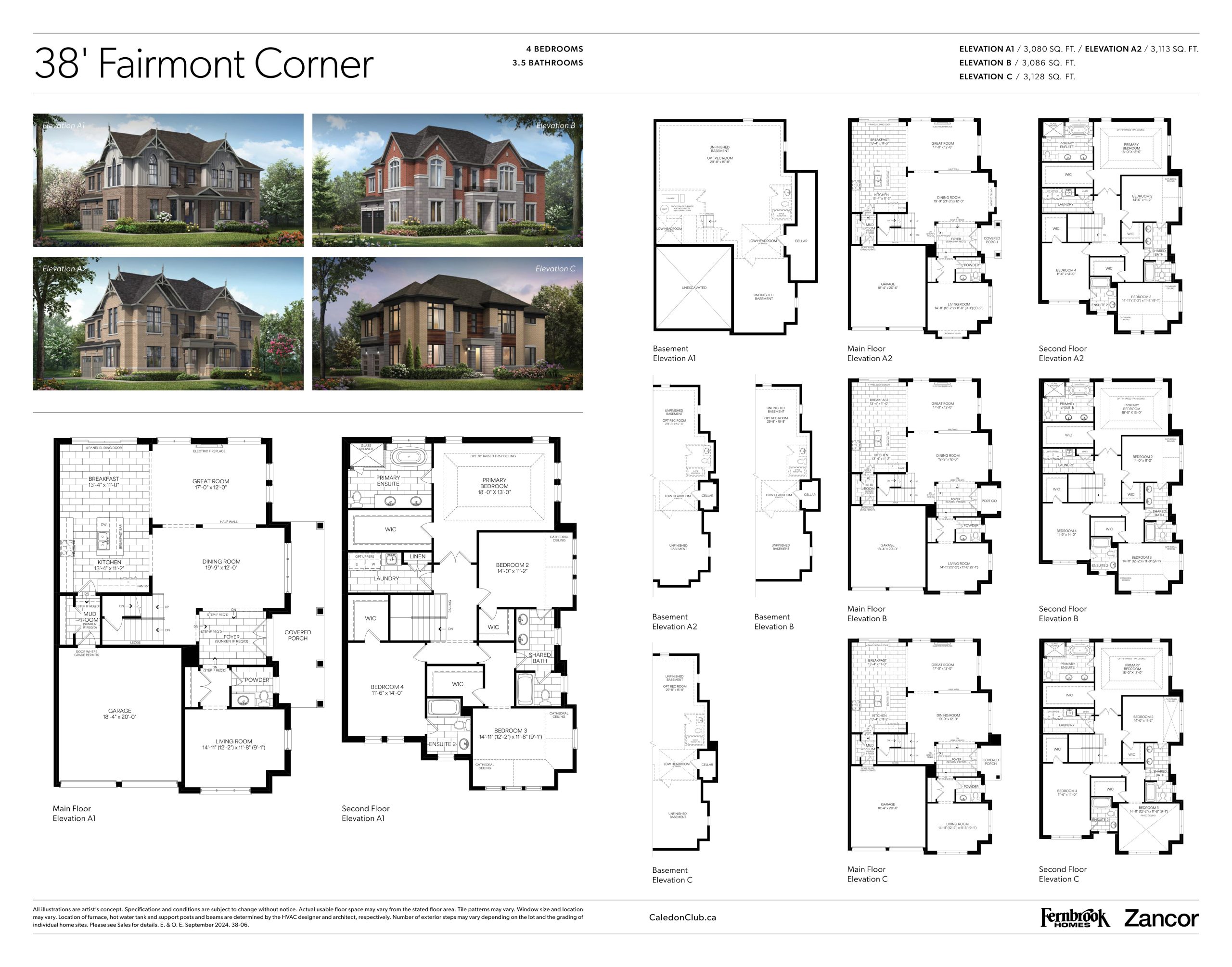 Fairmont Corner floor plan