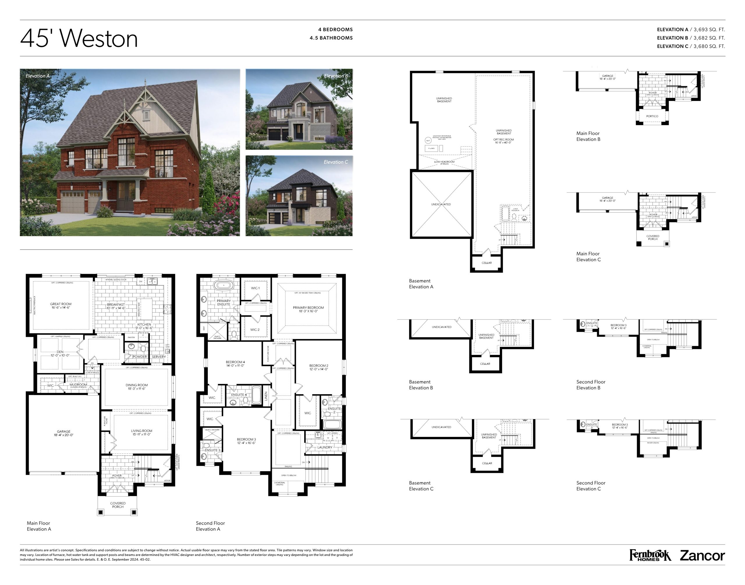 Weston floor plan