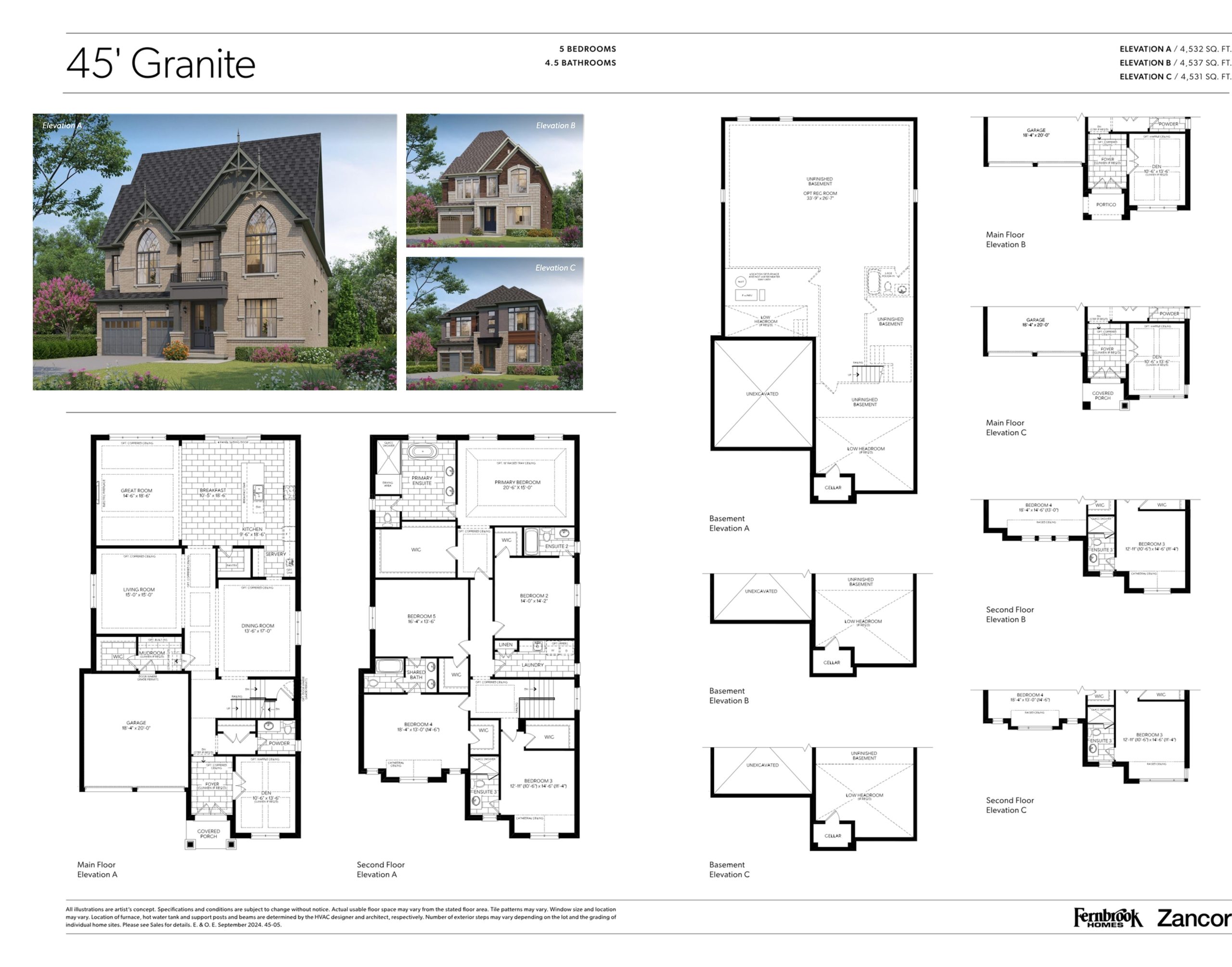 Granite floor plan
