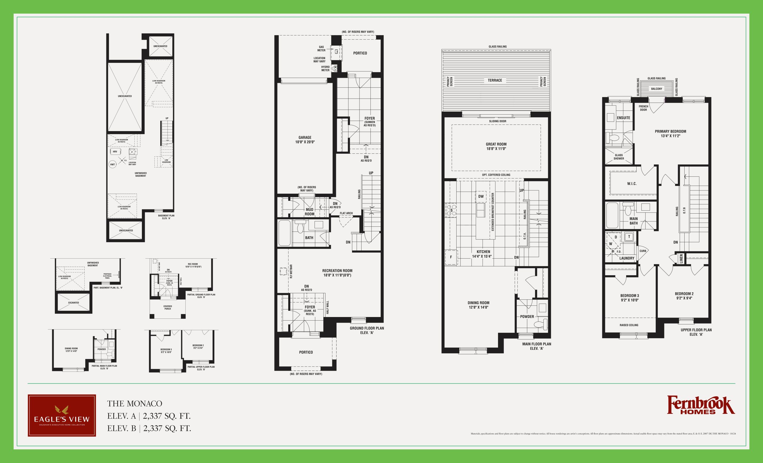The Monaco floor plan