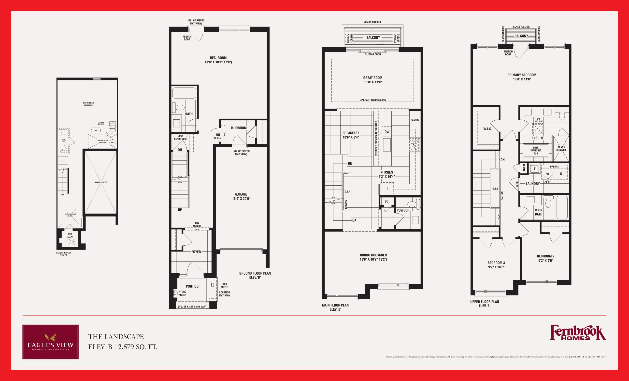 The Landscape floor plan