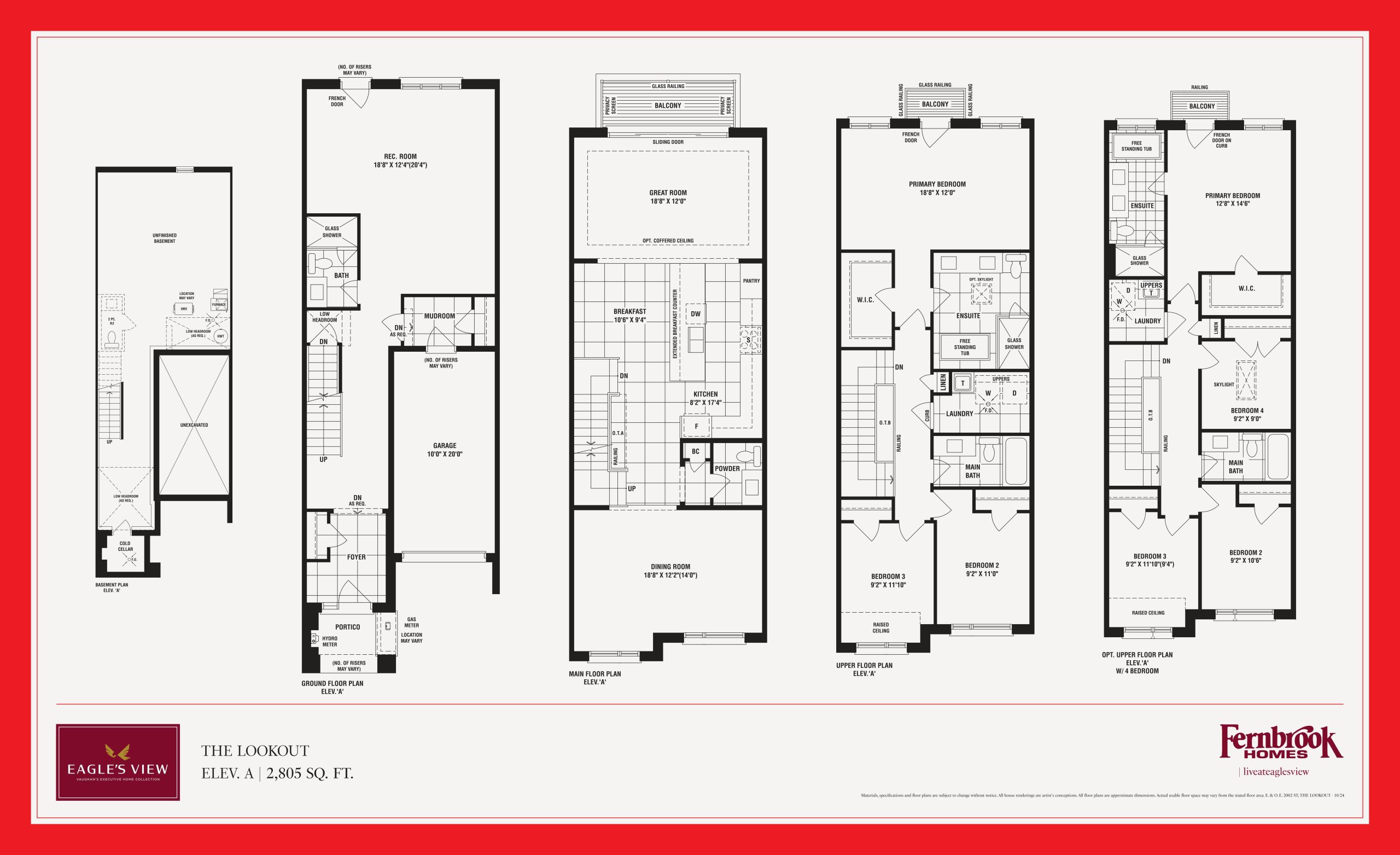The Lookout floor plan