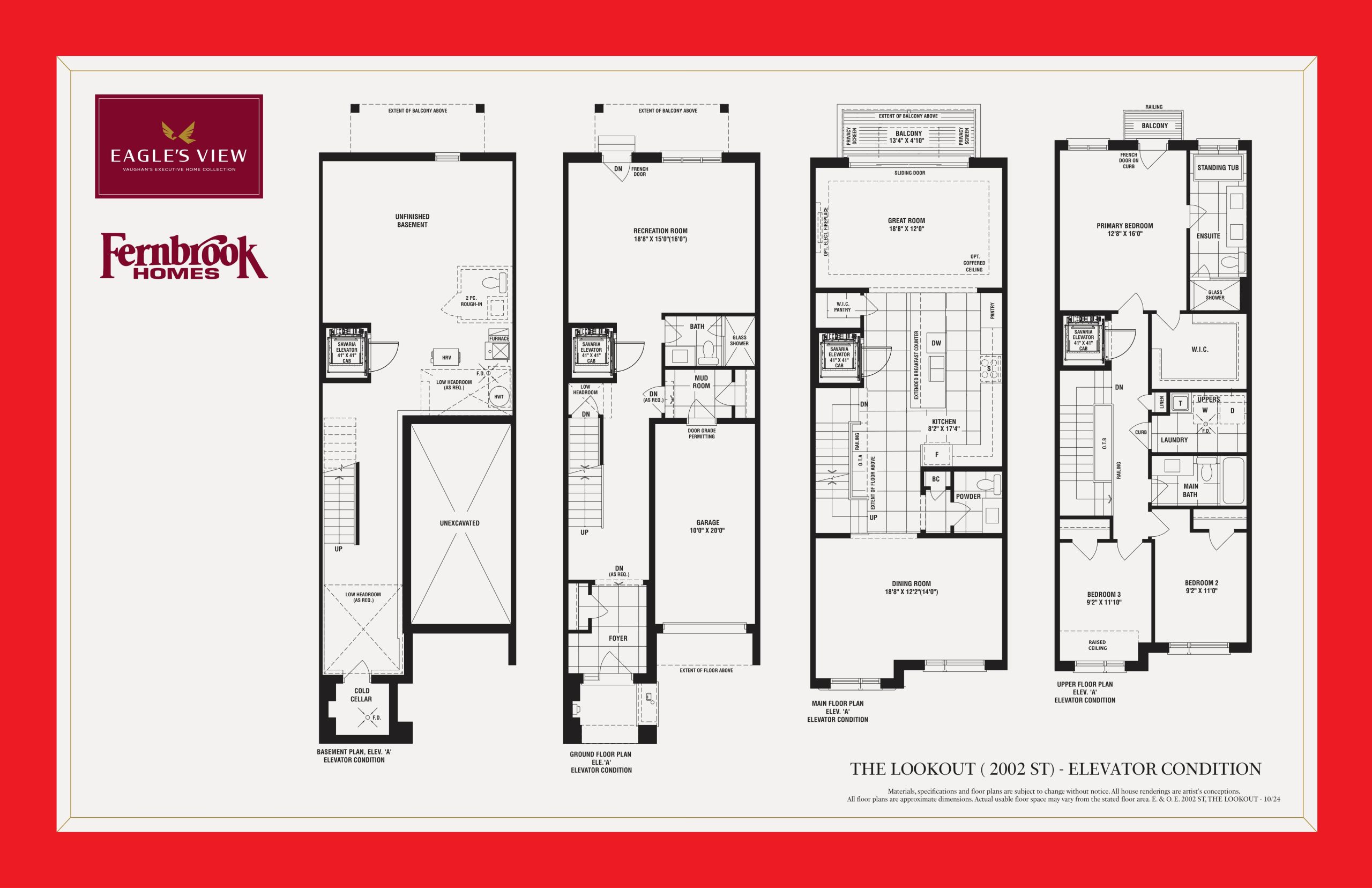 The Lookout - Elevator Condition floor plan