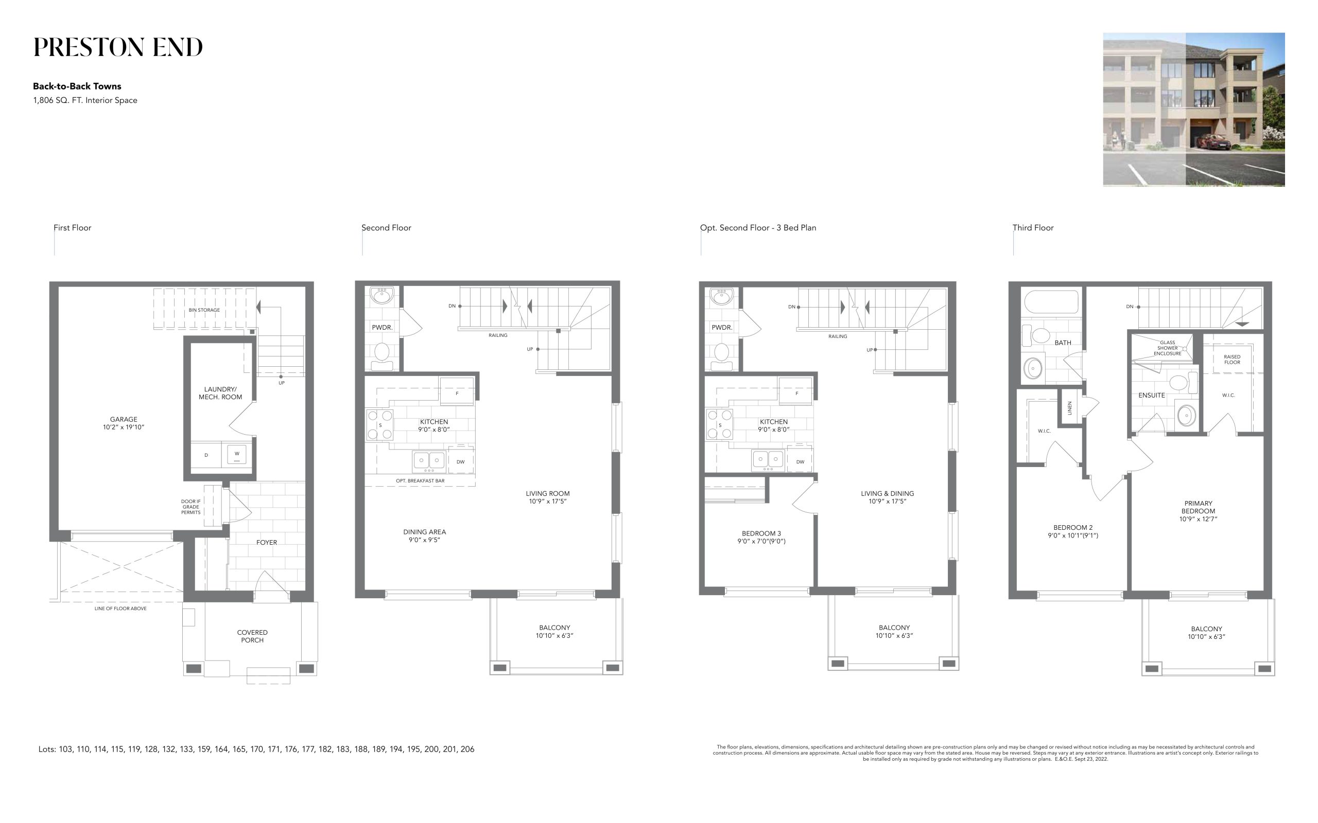 Preston End floor plan