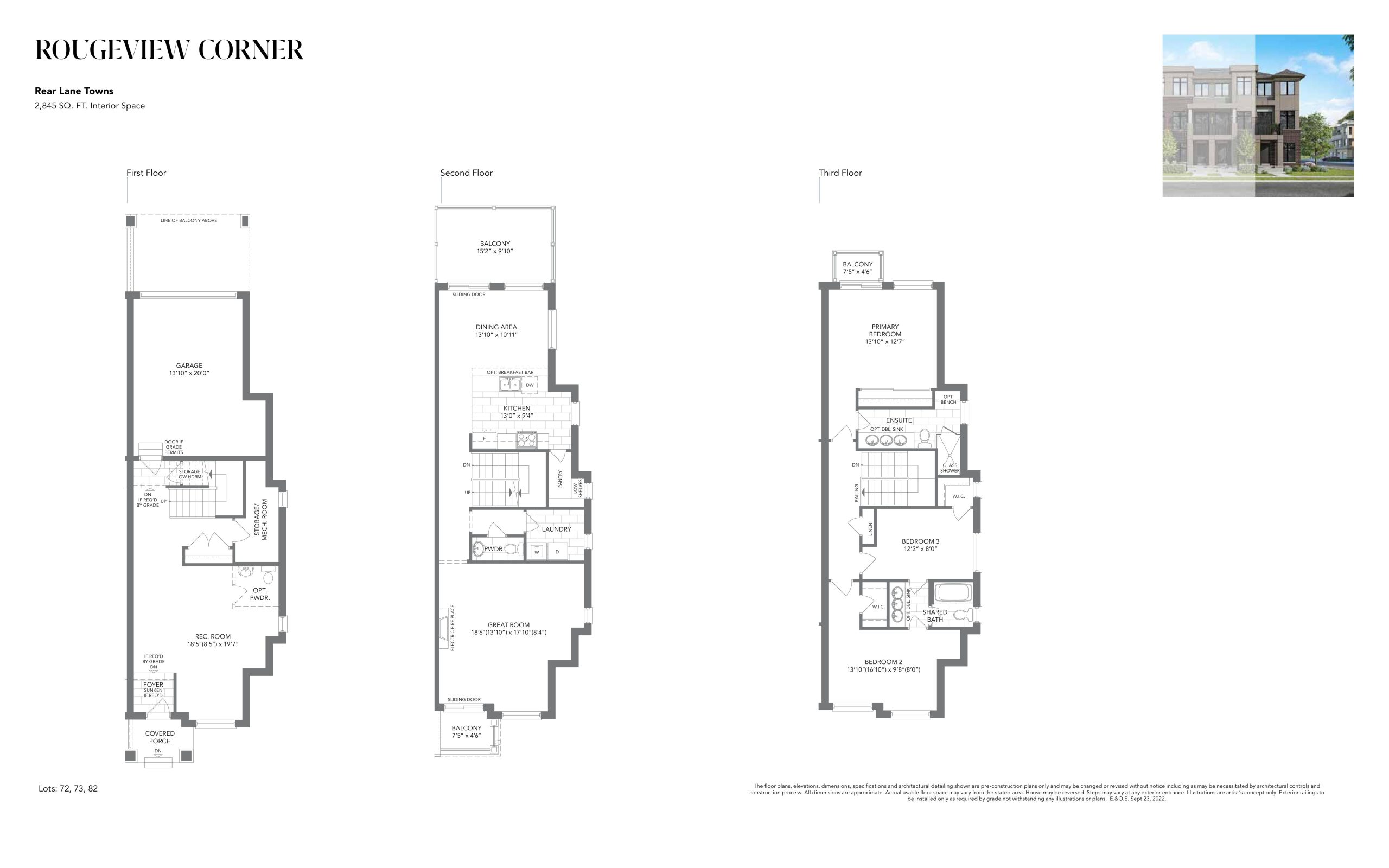 Rougeview Corner floor plan