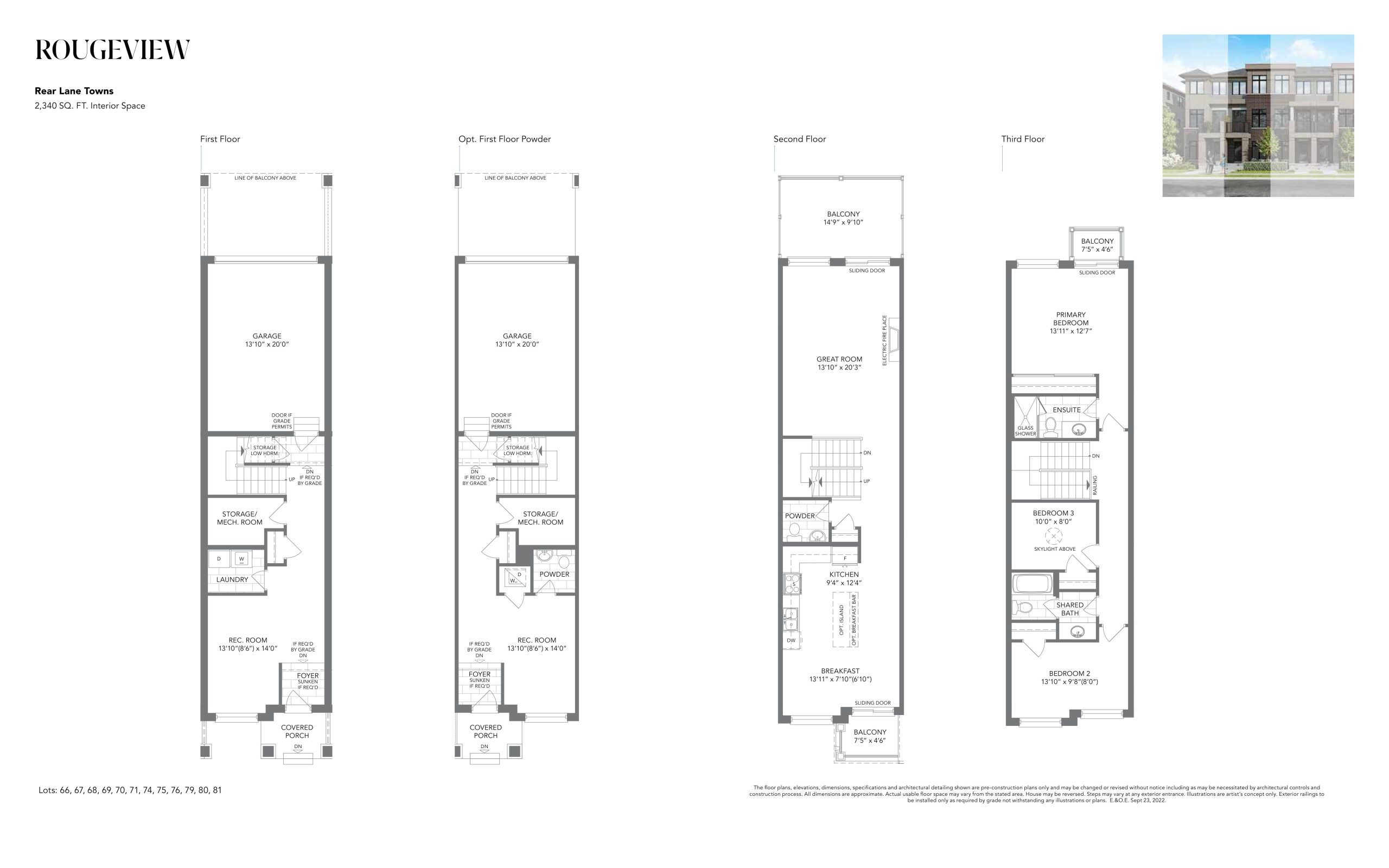 Rougeview floor plan