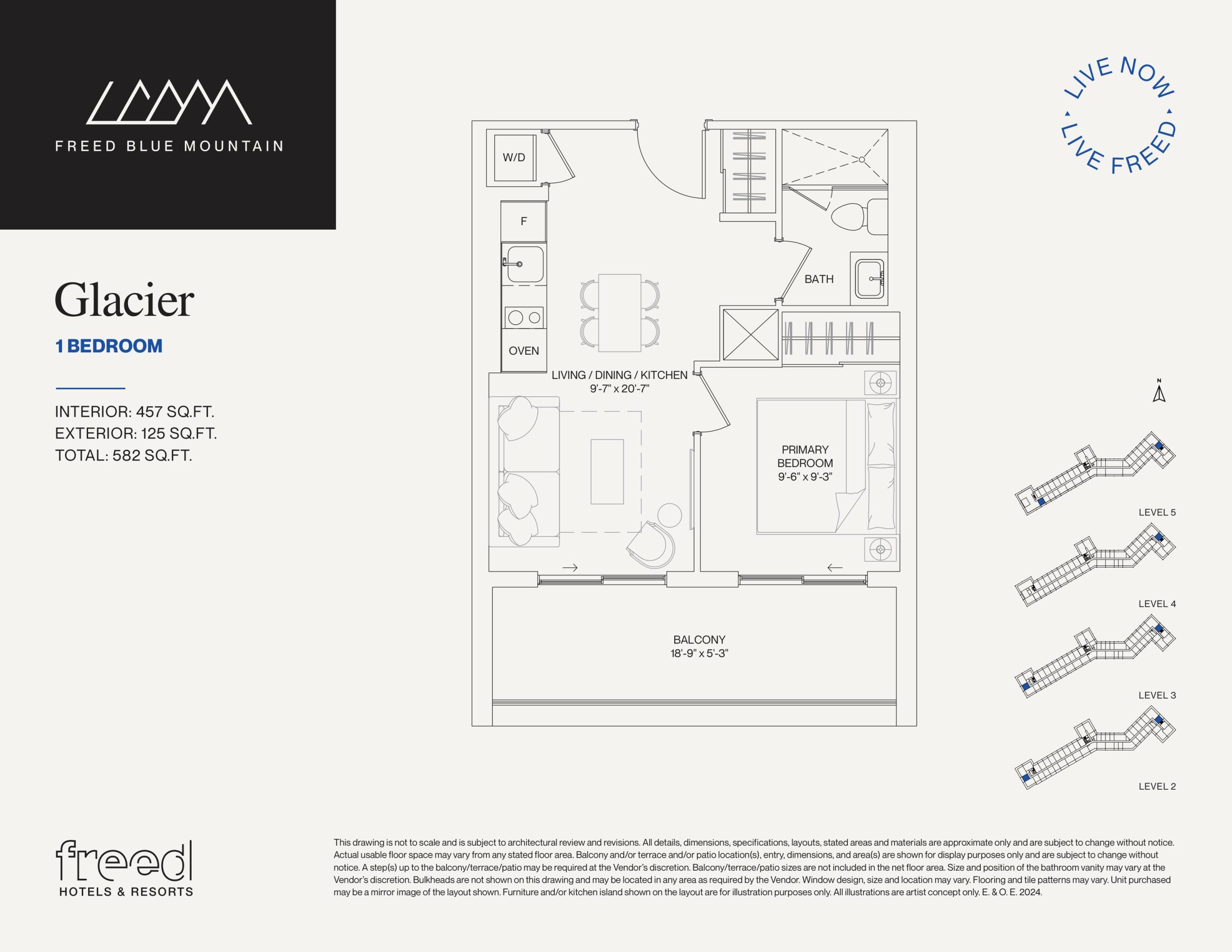 Glacier floor plan