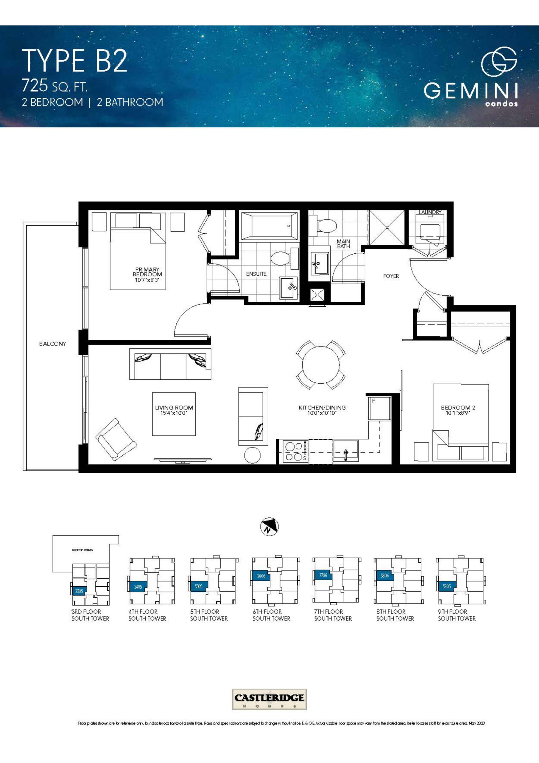 Type B2 floor plan